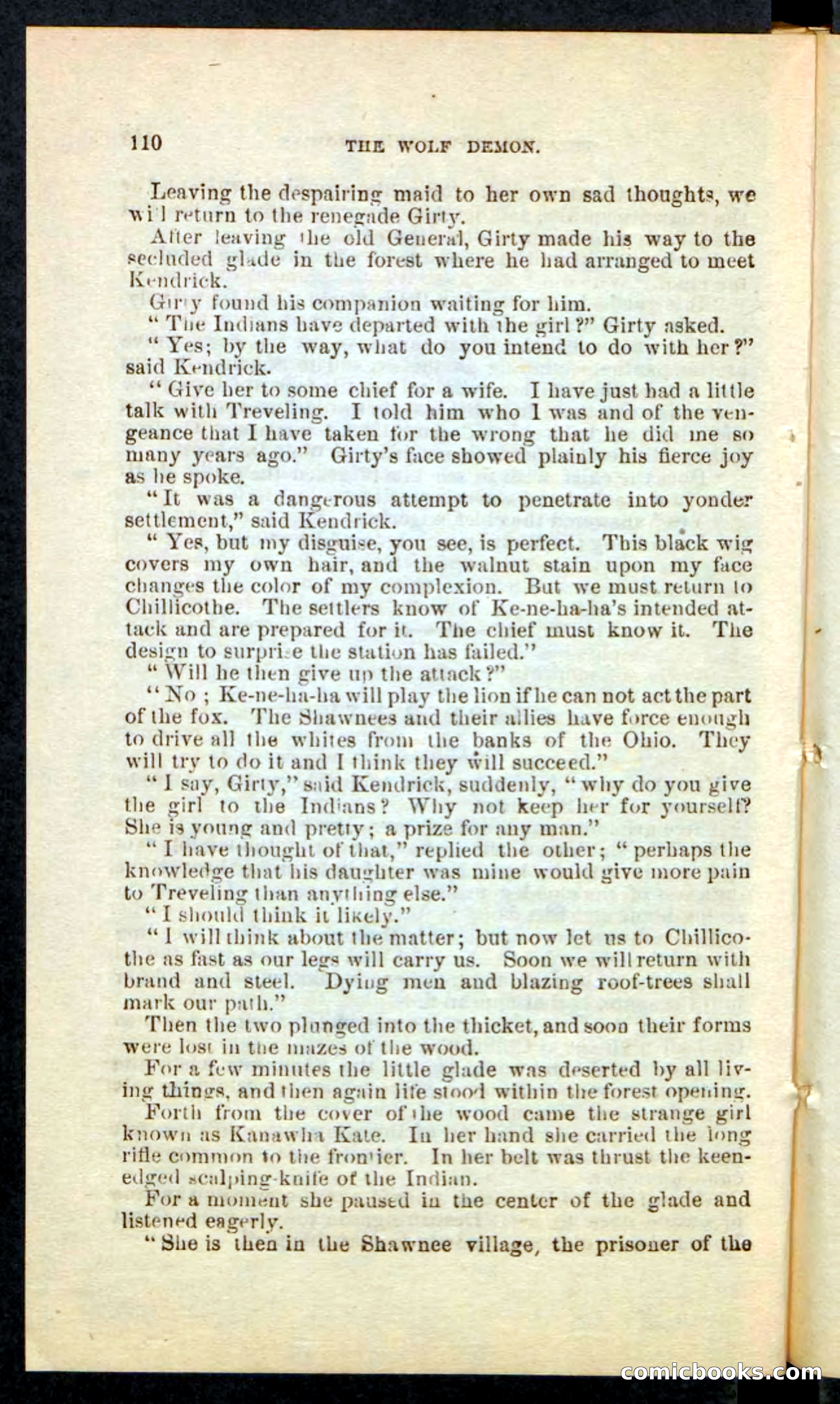 The Wolf-Demon, or The Red Arrow of the Far West — page 106 of 194