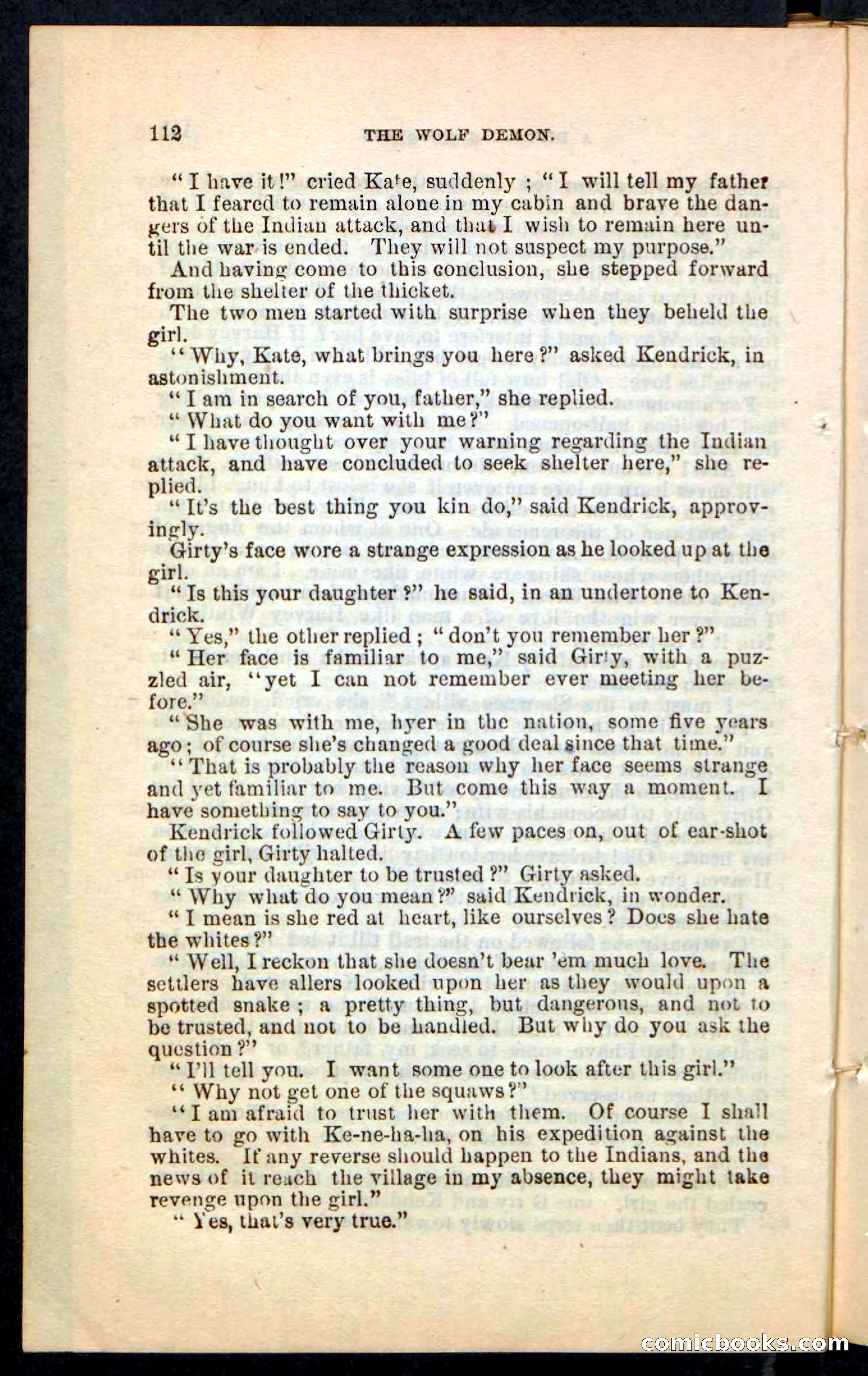 The Wolf-Demon, or The Red Arrow of the Far West — page 108 of 194
