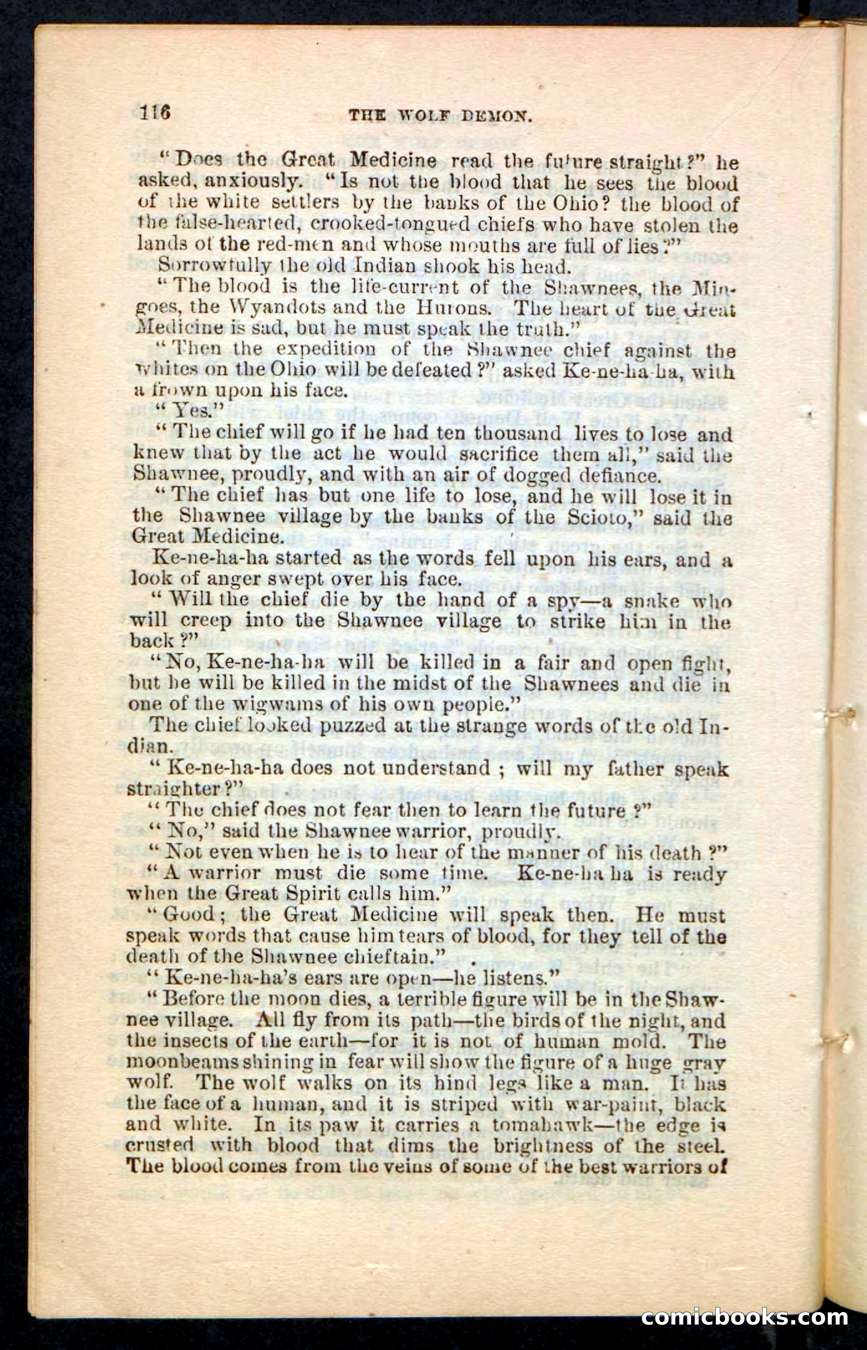 The Wolf-Demon, or The Red Arrow of the Far West — page 112 of 194