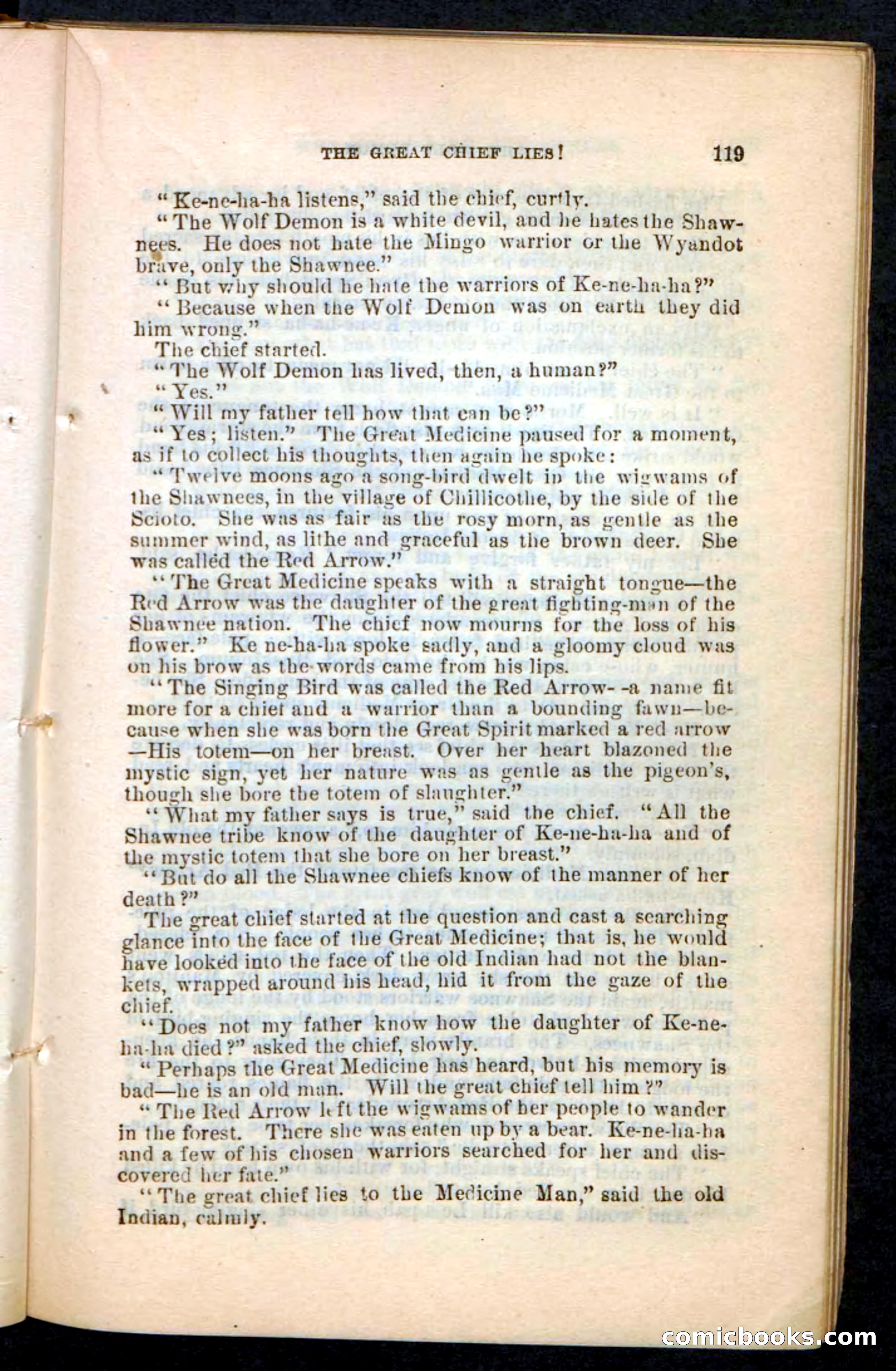 The Wolf-Demon, or The Red Arrow of the Far West — page 115 of 194