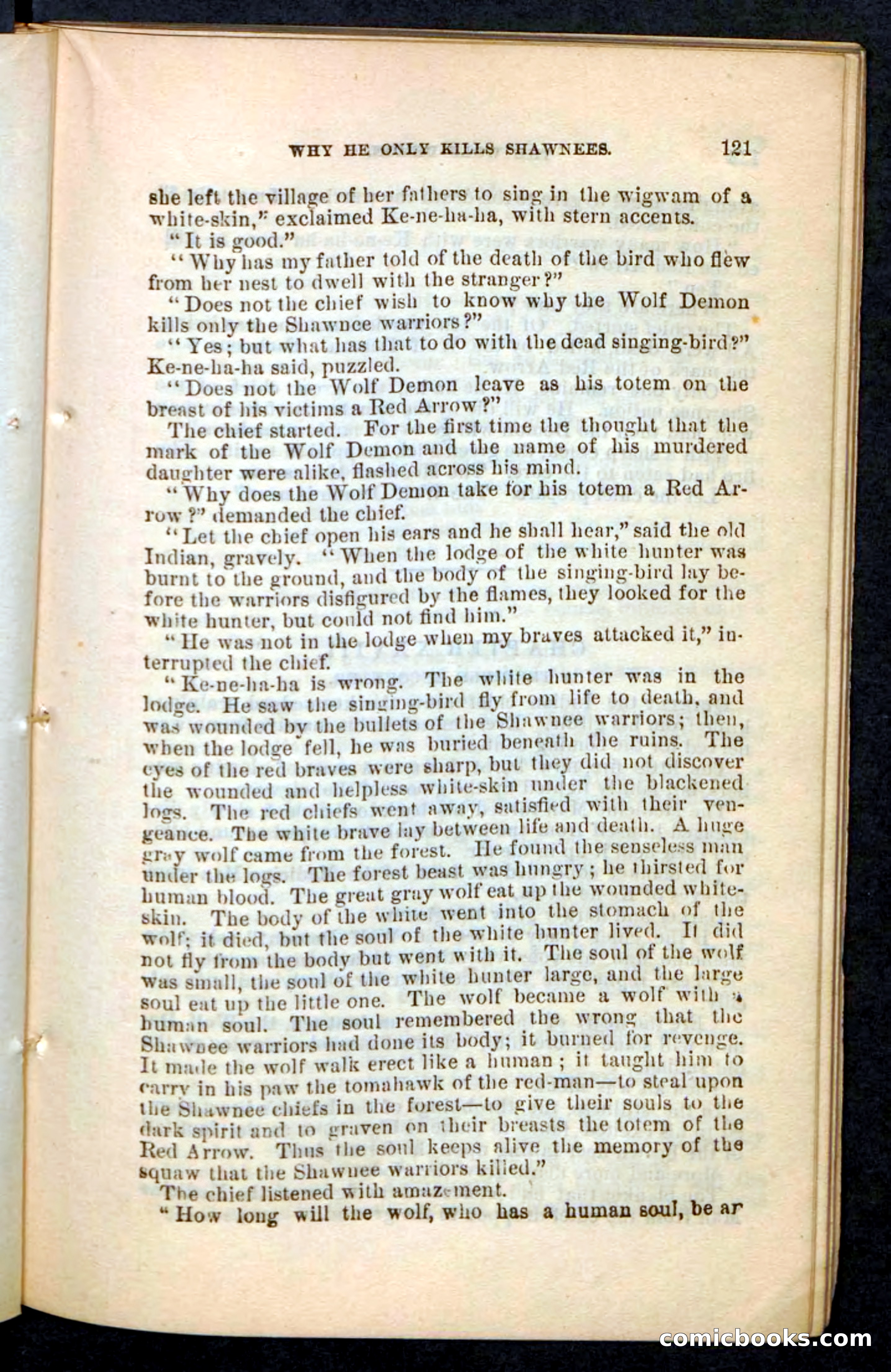 The Wolf-Demon, or The Red Arrow of the Far West — page 117 of 194