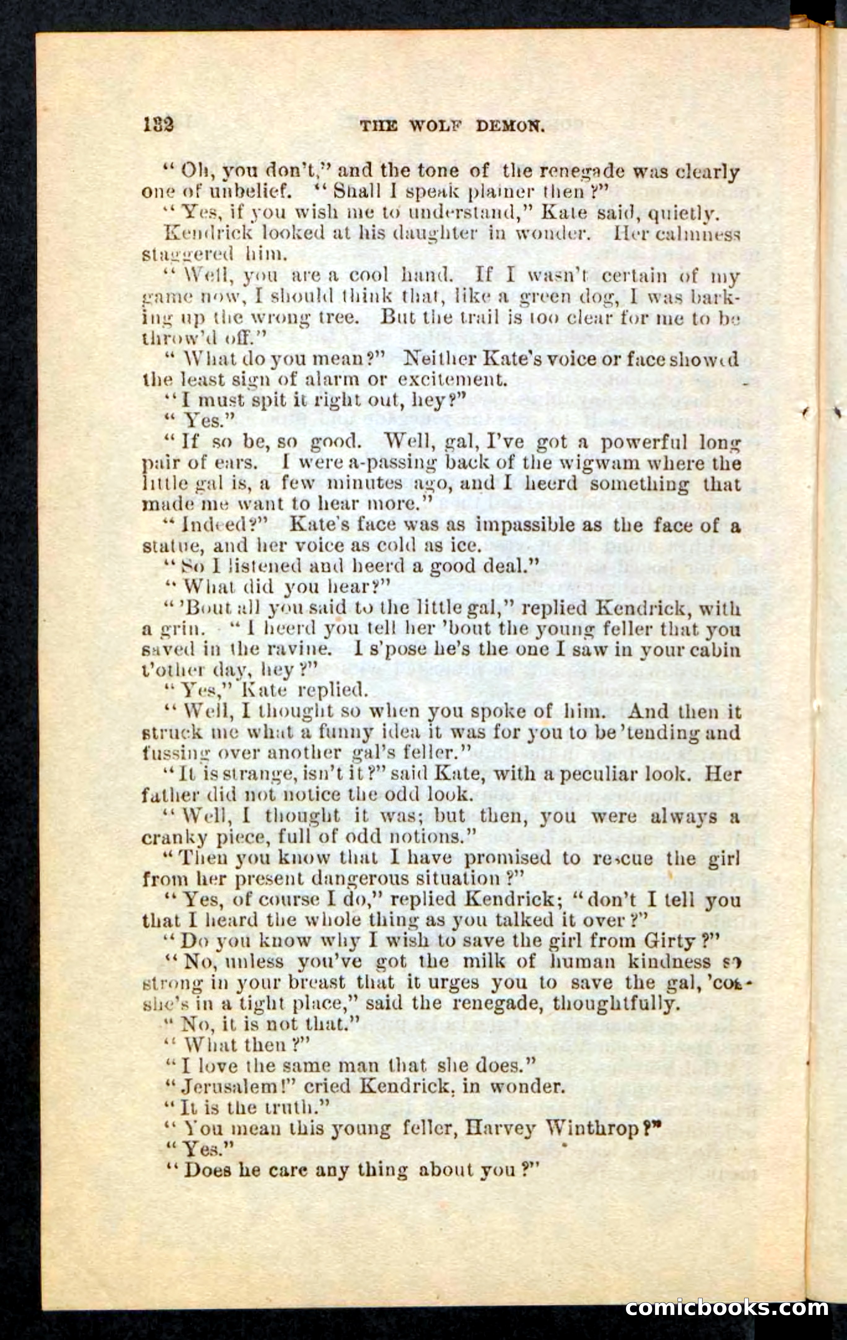 The Wolf-Demon, or The Red Arrow of the Far West — page 128 of 194