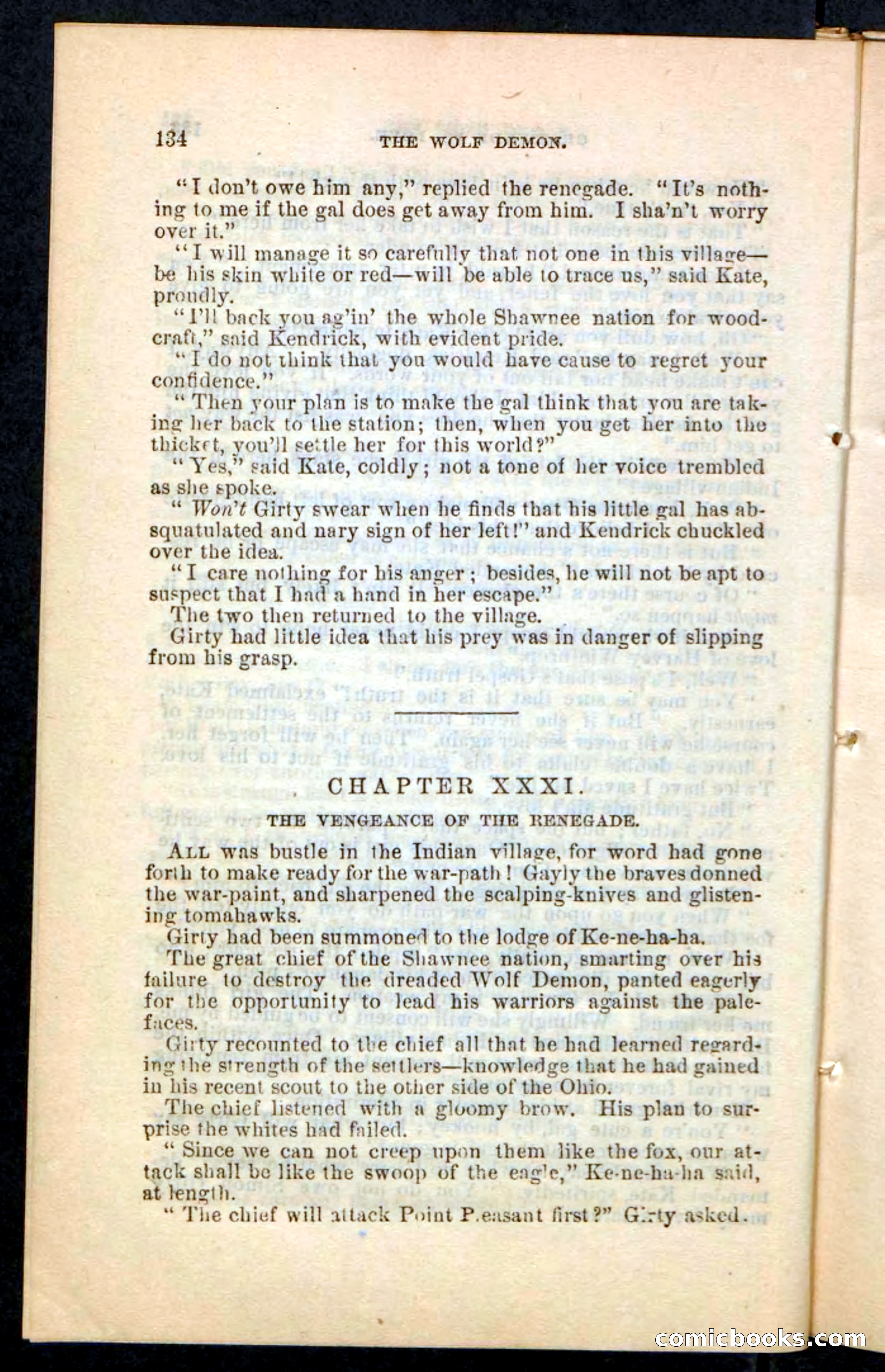 The Wolf-Demon, or The Red Arrow of the Far West — page 130 of 194