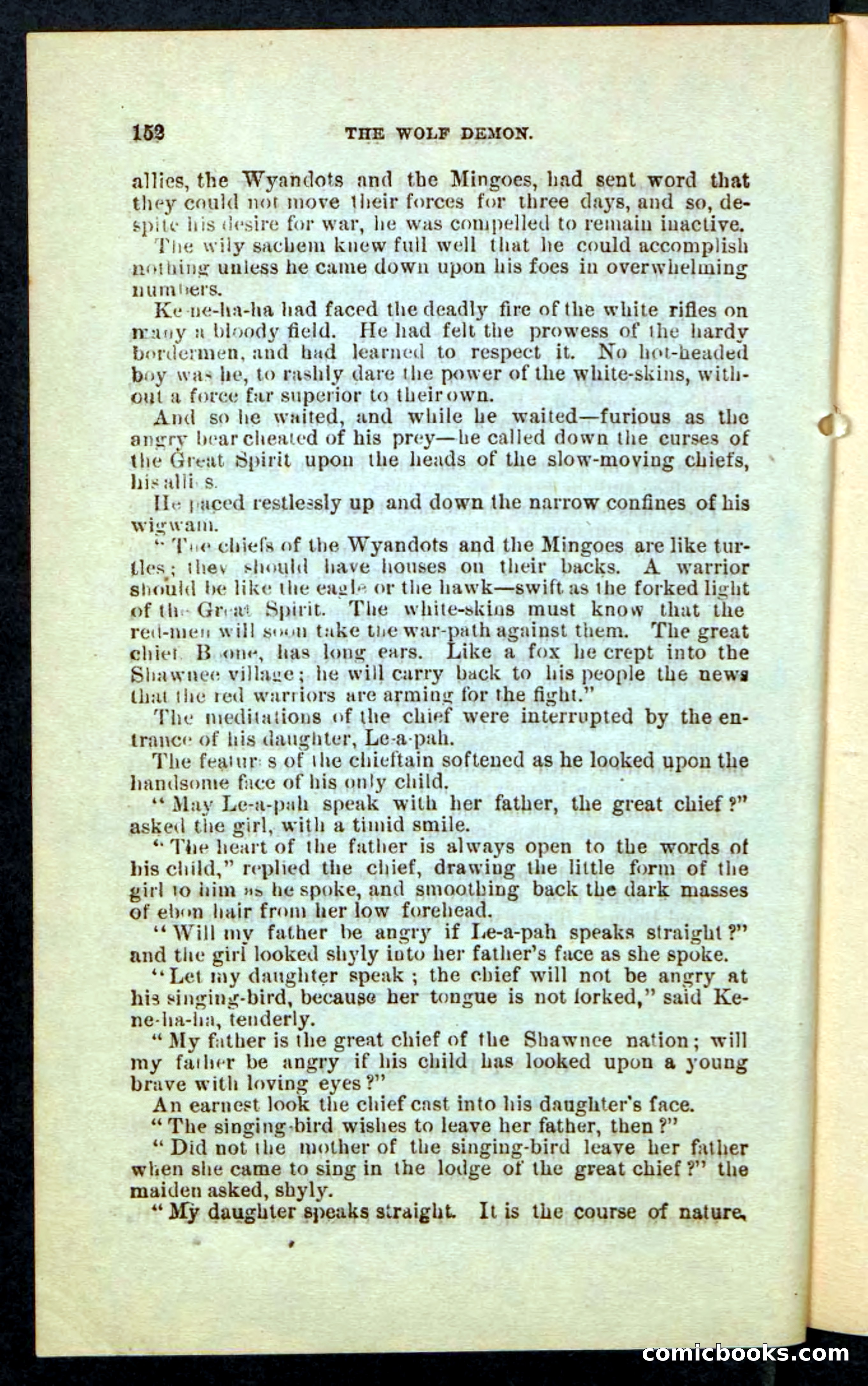 The Wolf-Demon, or The Red Arrow of the Far West — page 148 of 194