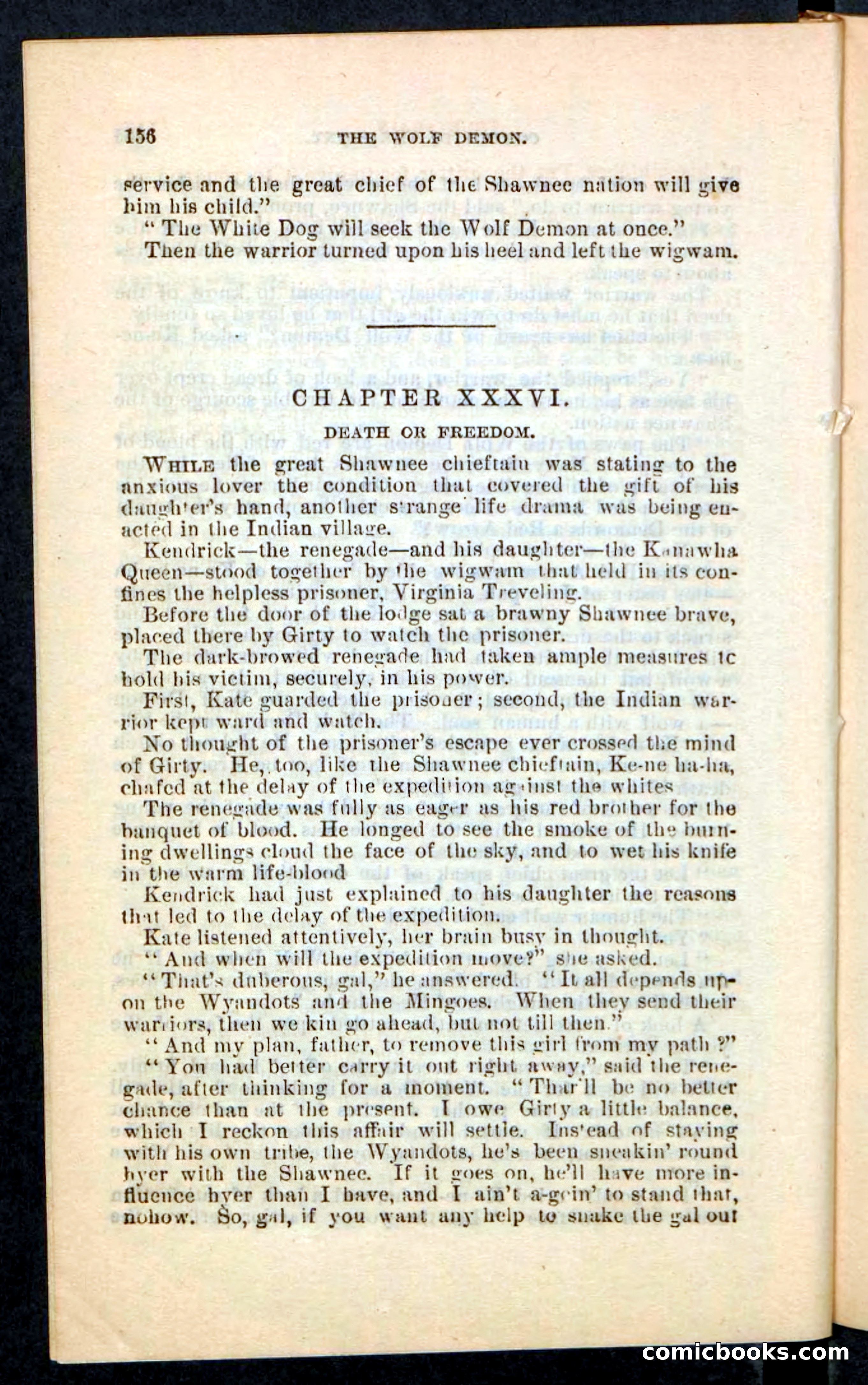 The Wolf-Demon, or The Red Arrow of the Far West — page 152 of 194