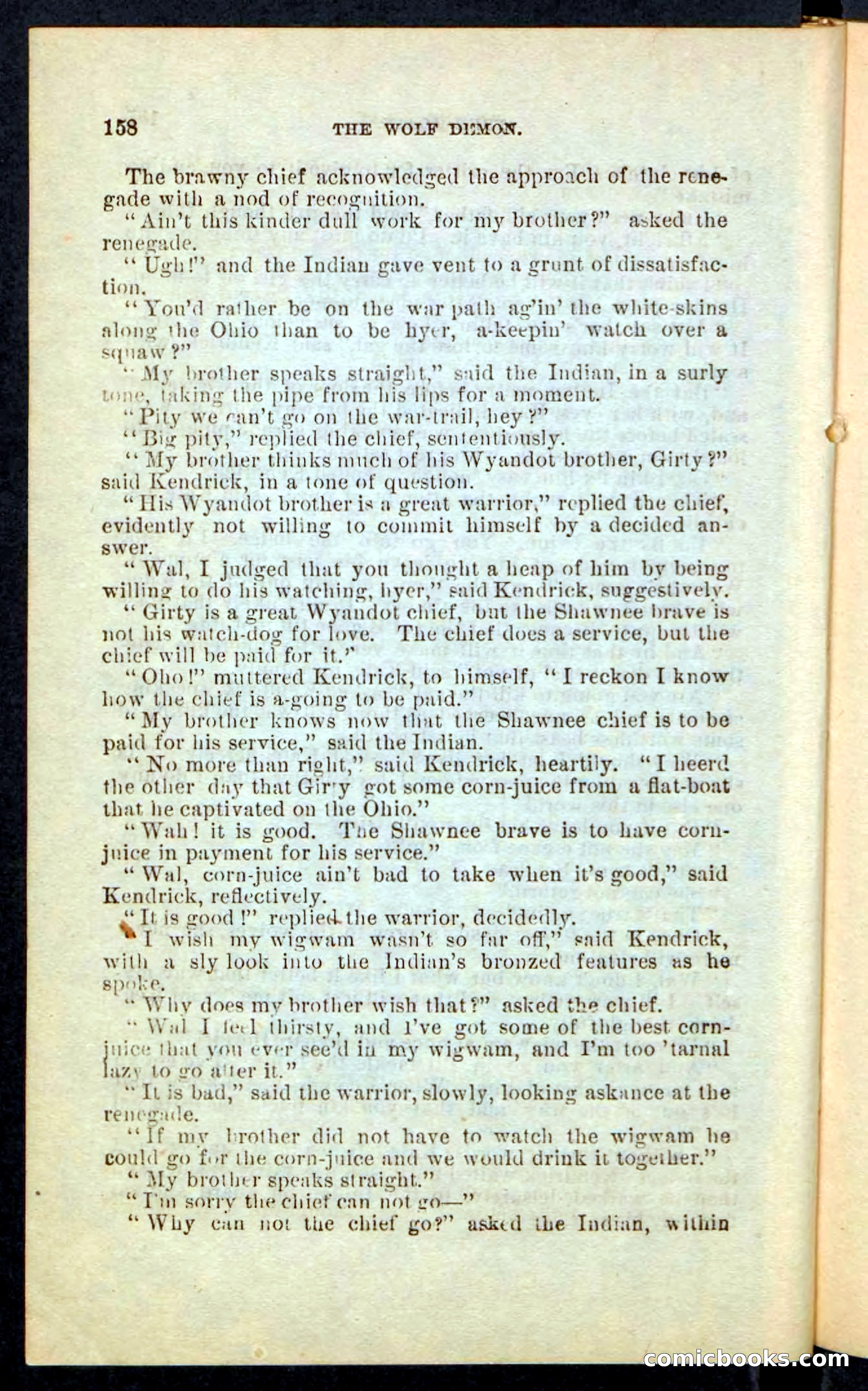 The Wolf-Demon, or The Red Arrow of the Far West — page 154 of 194