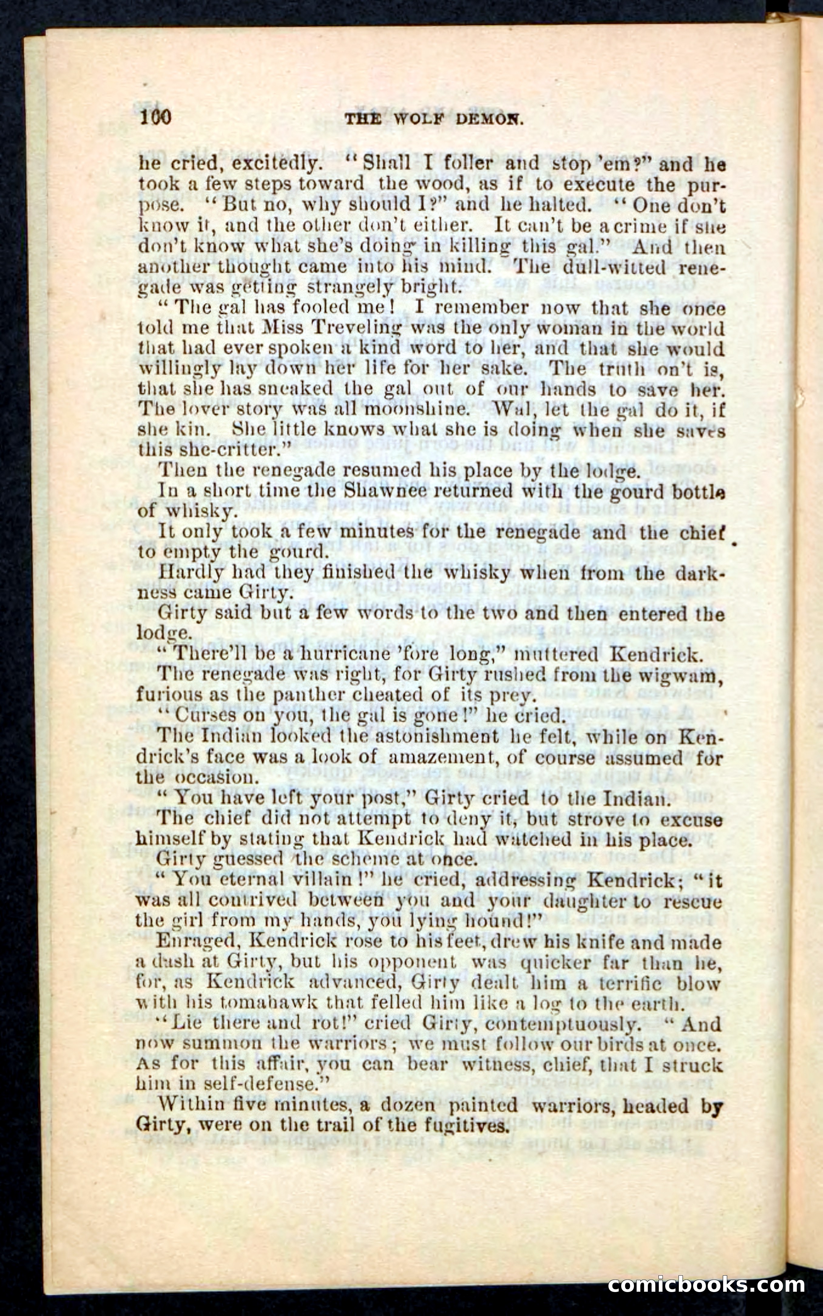 The Wolf-Demon, or The Red Arrow of the Far West — page 156 of 194