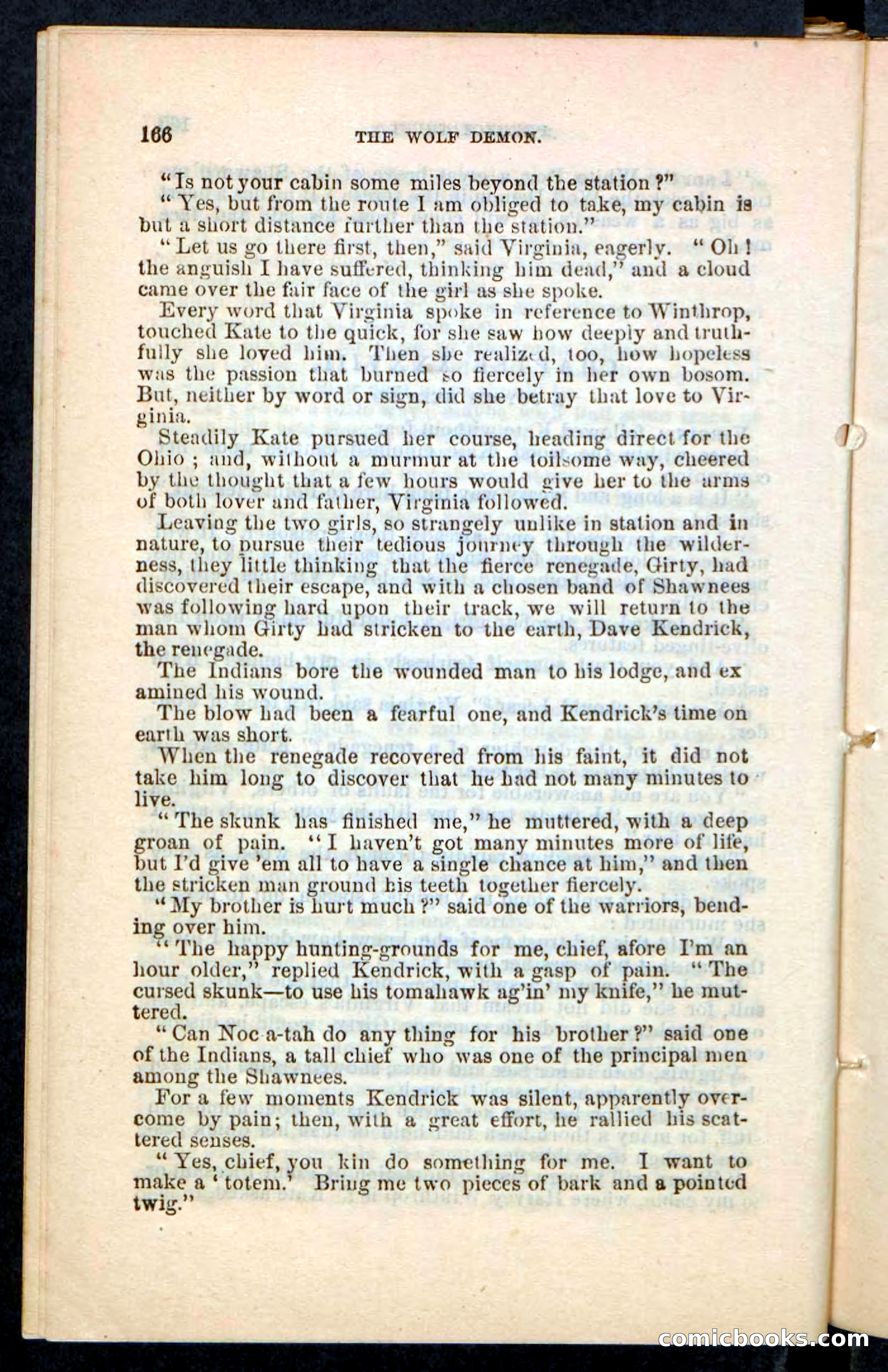 The Wolf-Demon, or The Red Arrow of the Far West — page 162 of 194