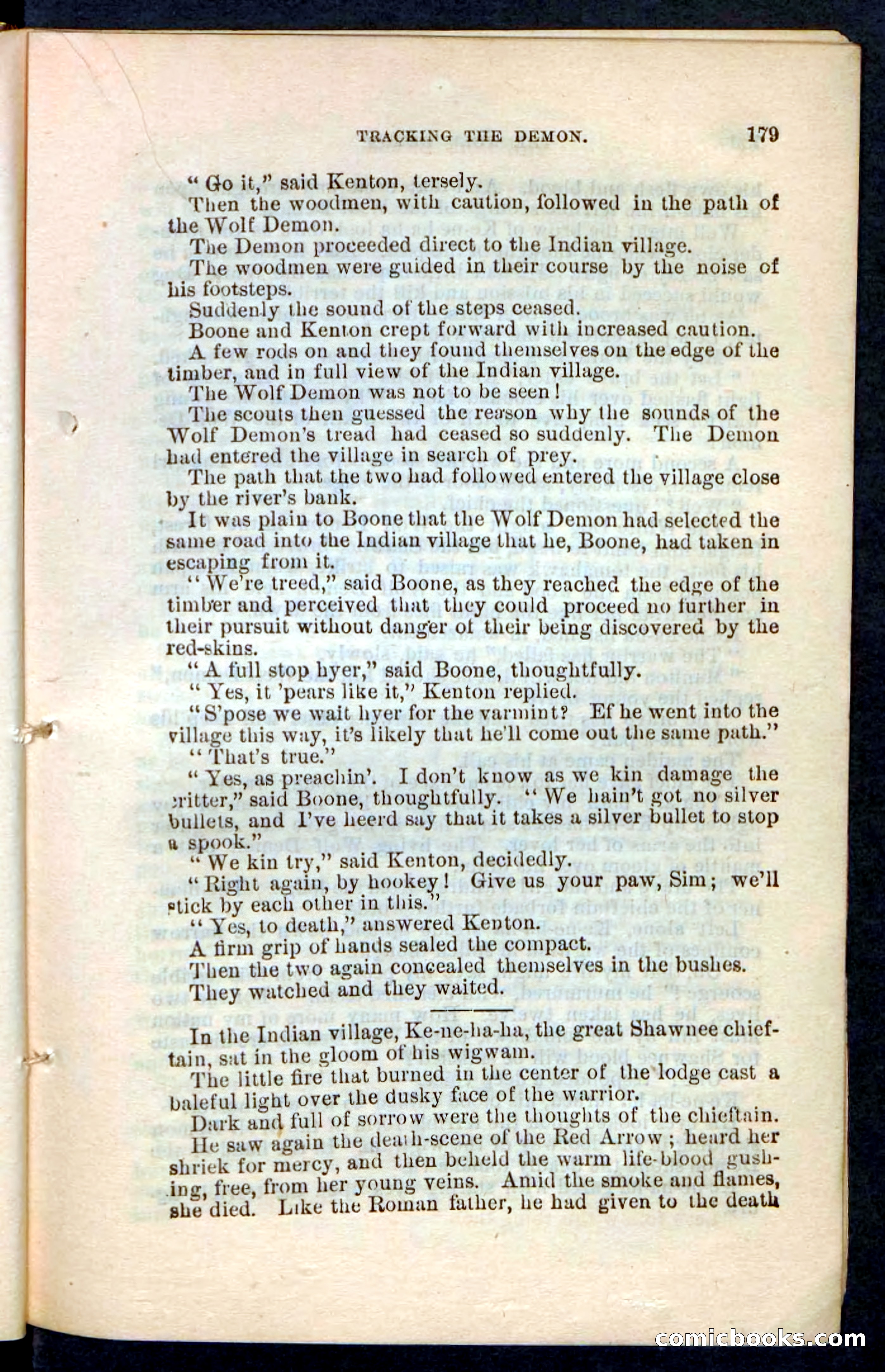The Wolf-Demon, or The Red Arrow of the Far West — page 175 of 194
