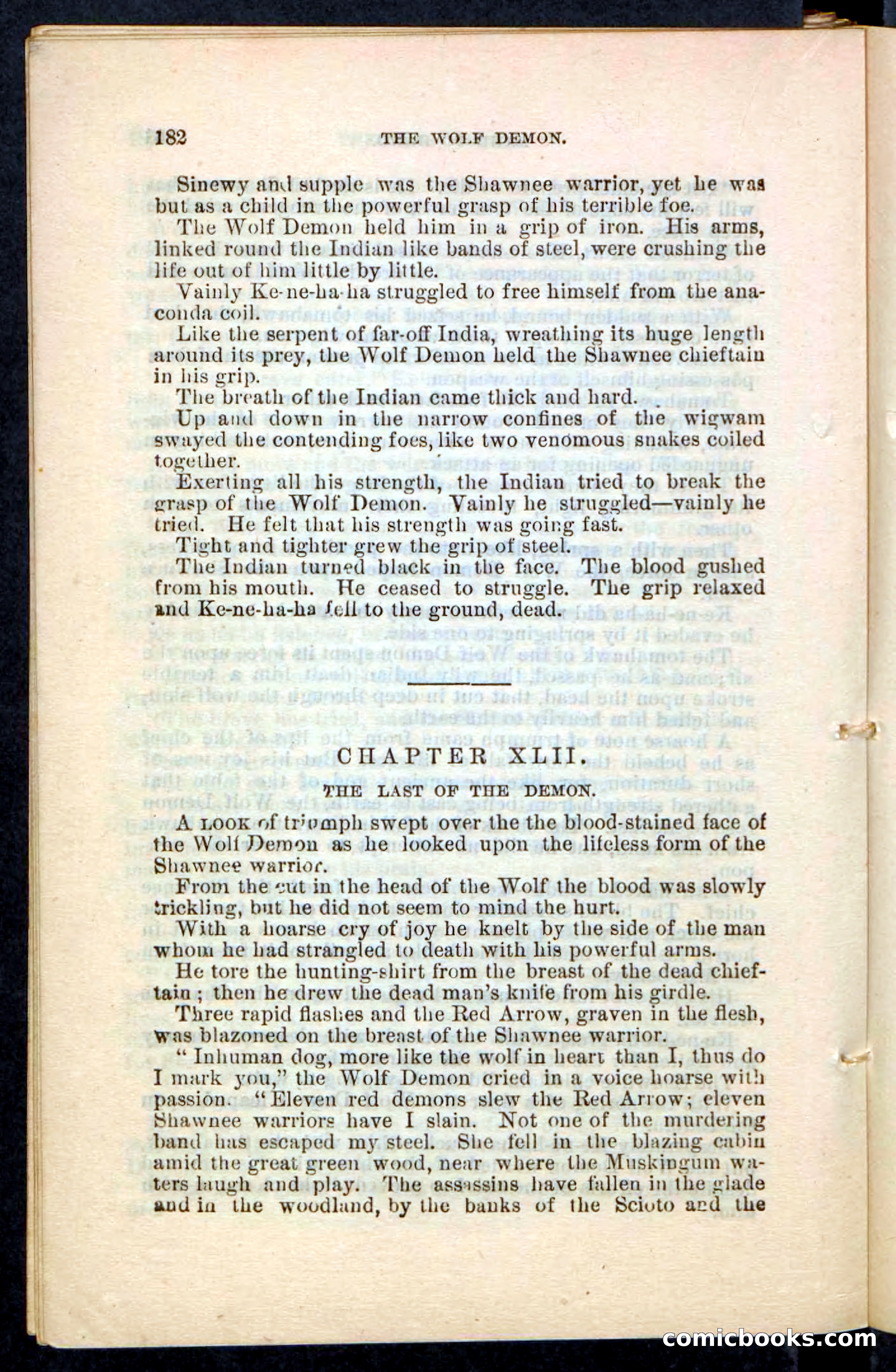 The Wolf-Demon, or The Red Arrow of the Far West — page 178 of 194