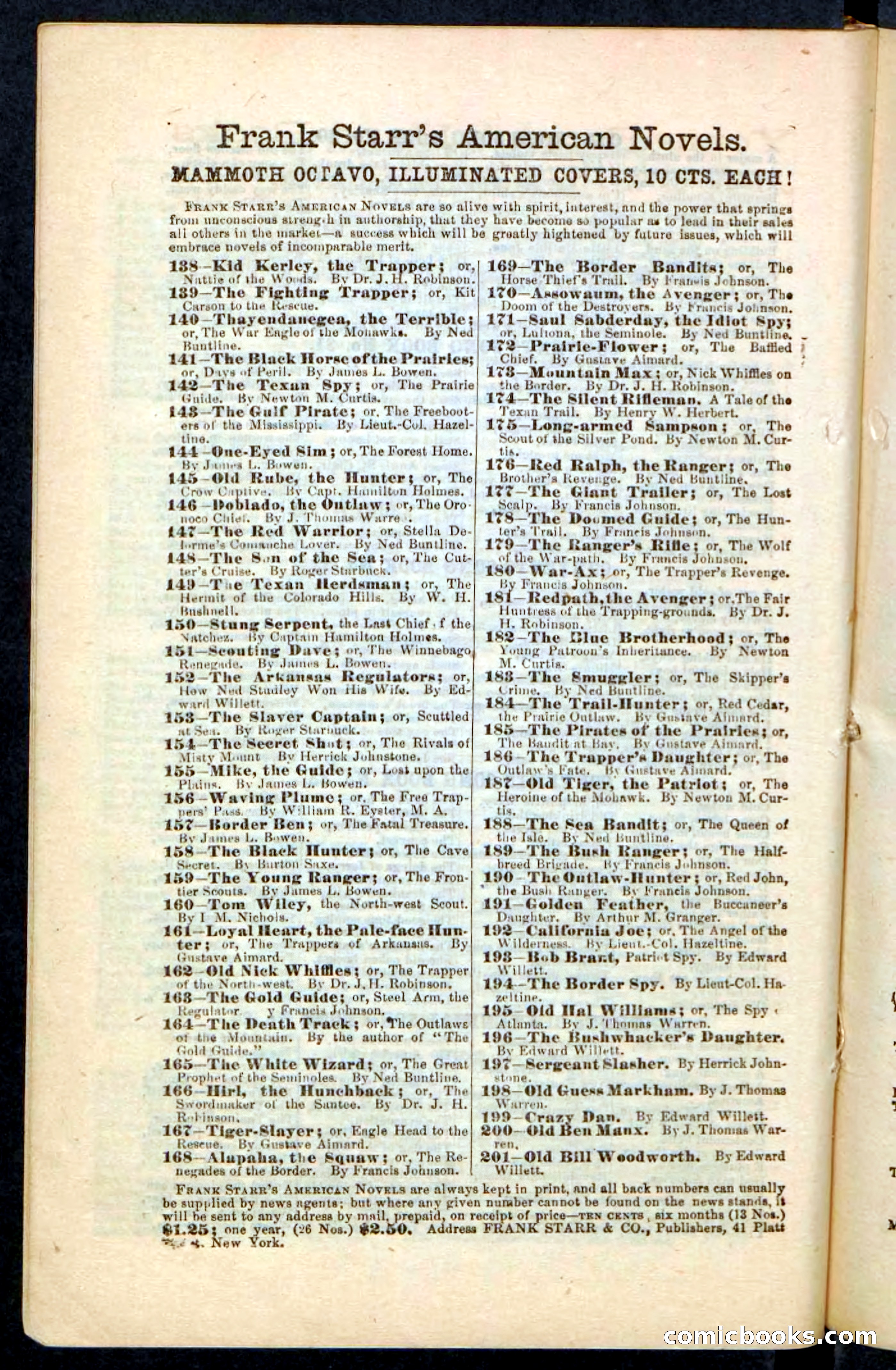 The Wolf-Demon, or The Red Arrow of the Far West — page 190 of 194