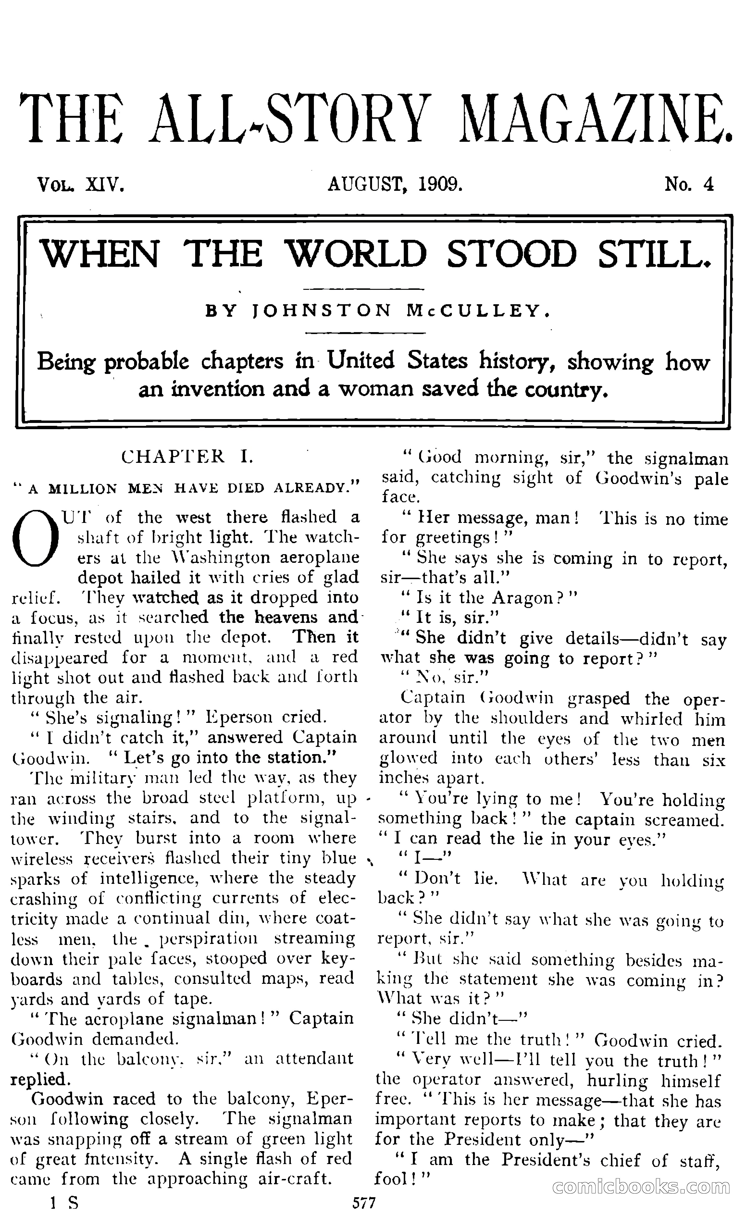 The All-Story, August 1909 — page 11 of 210