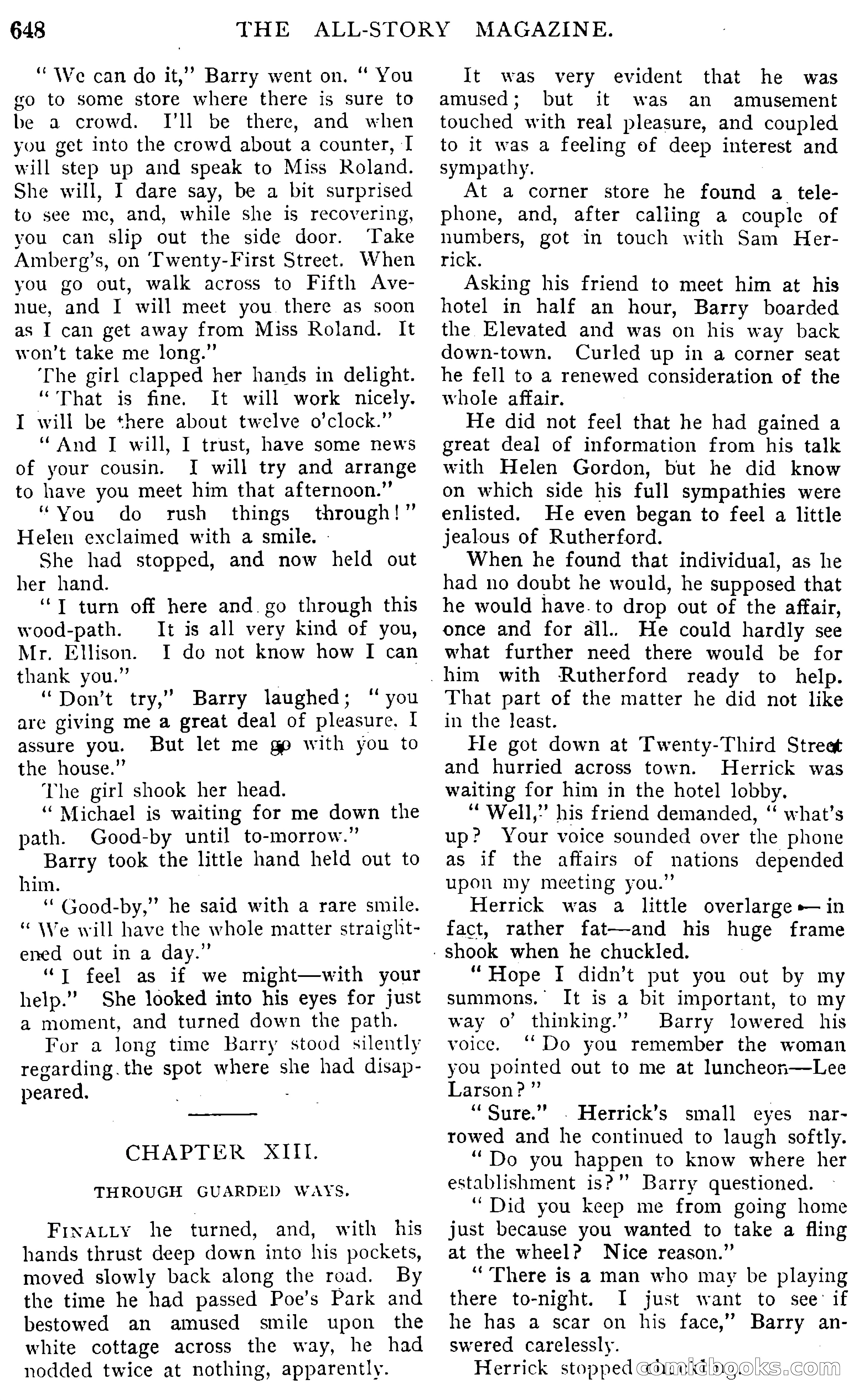 The All-Story, August 1909 — page 82 of 210