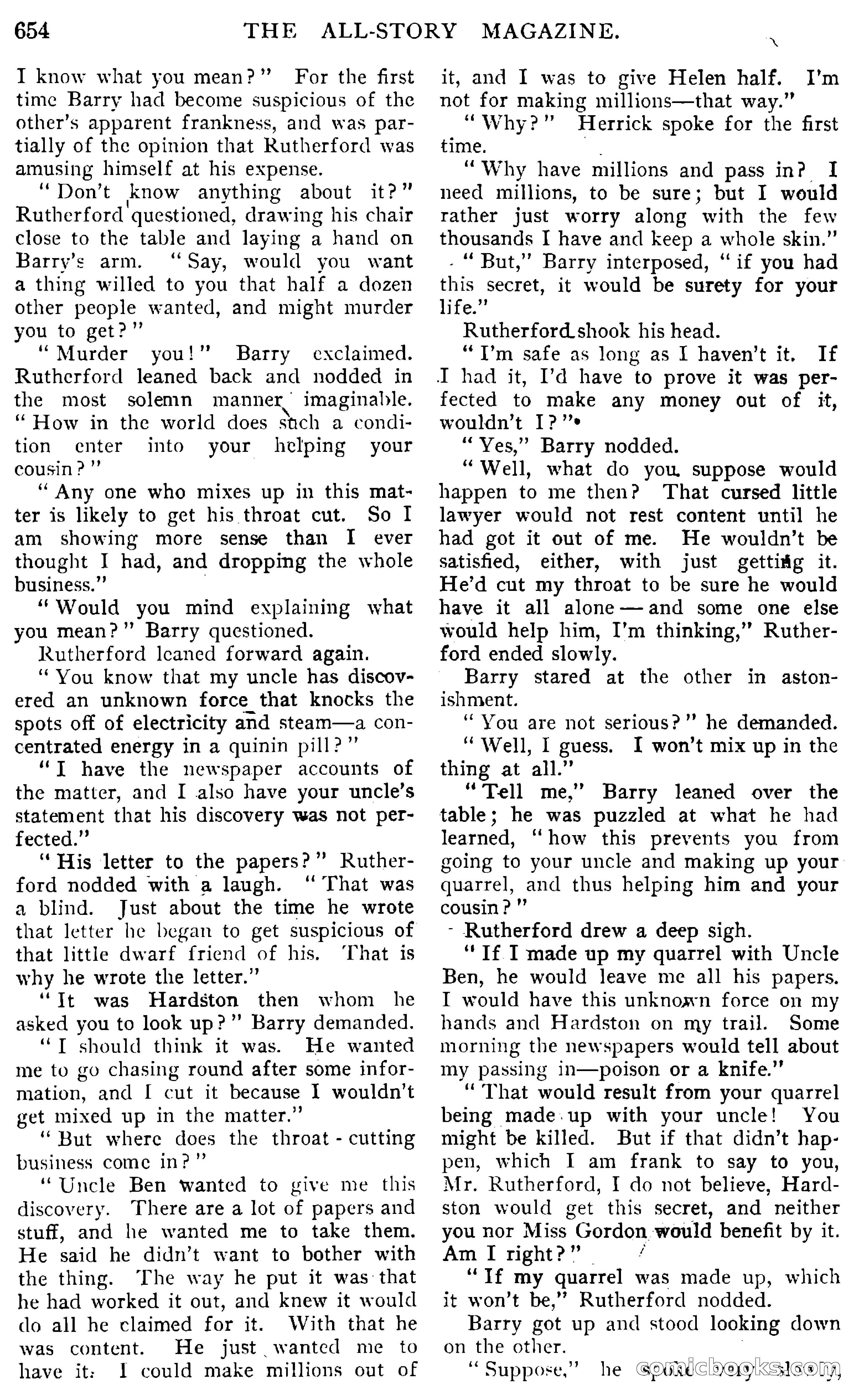 The All-Story, August 1909 — page 88 of 210