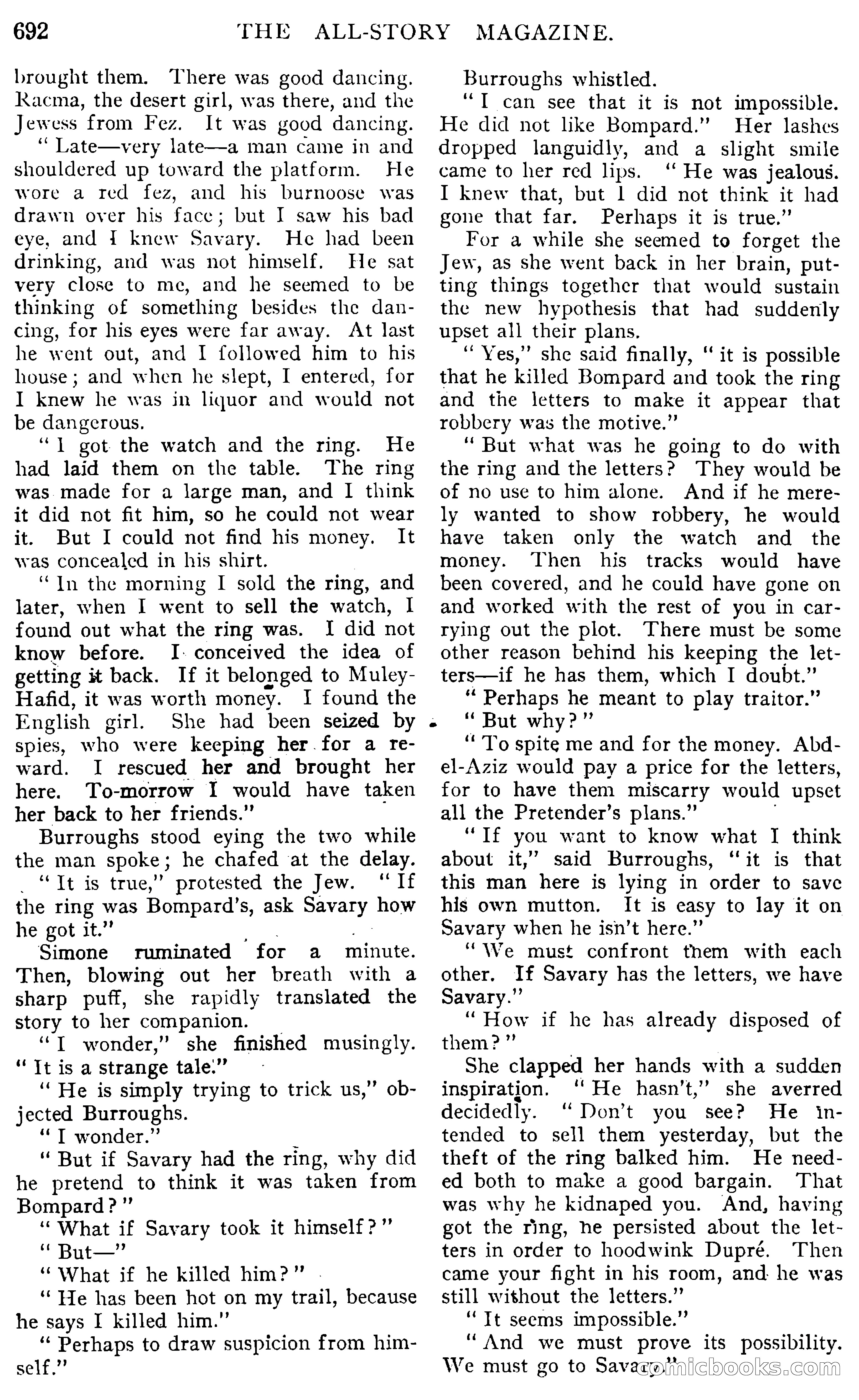 The All-Story, August 1909 — page 126 of 210