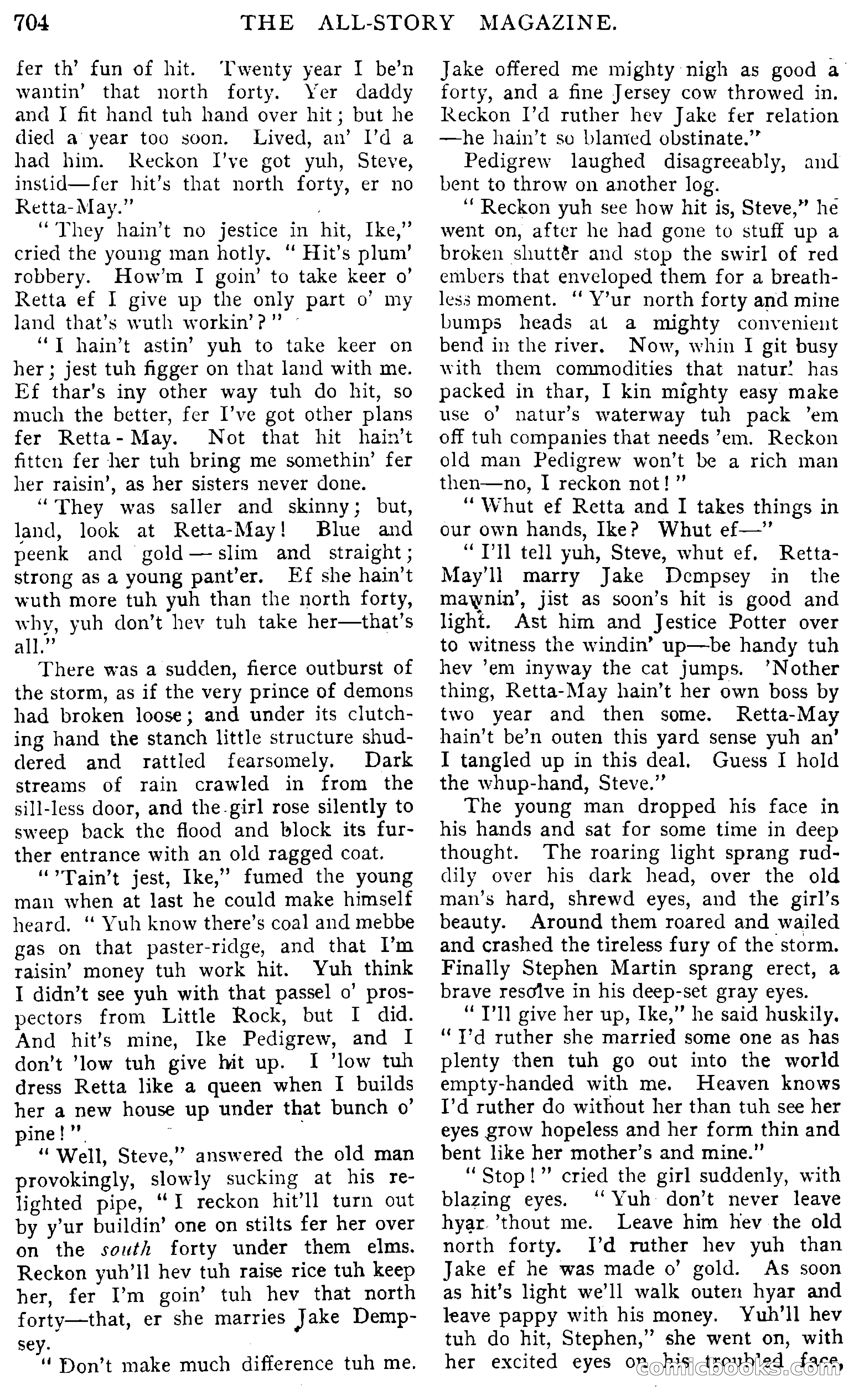 The All-Story, August 1909 — page 138 of 210