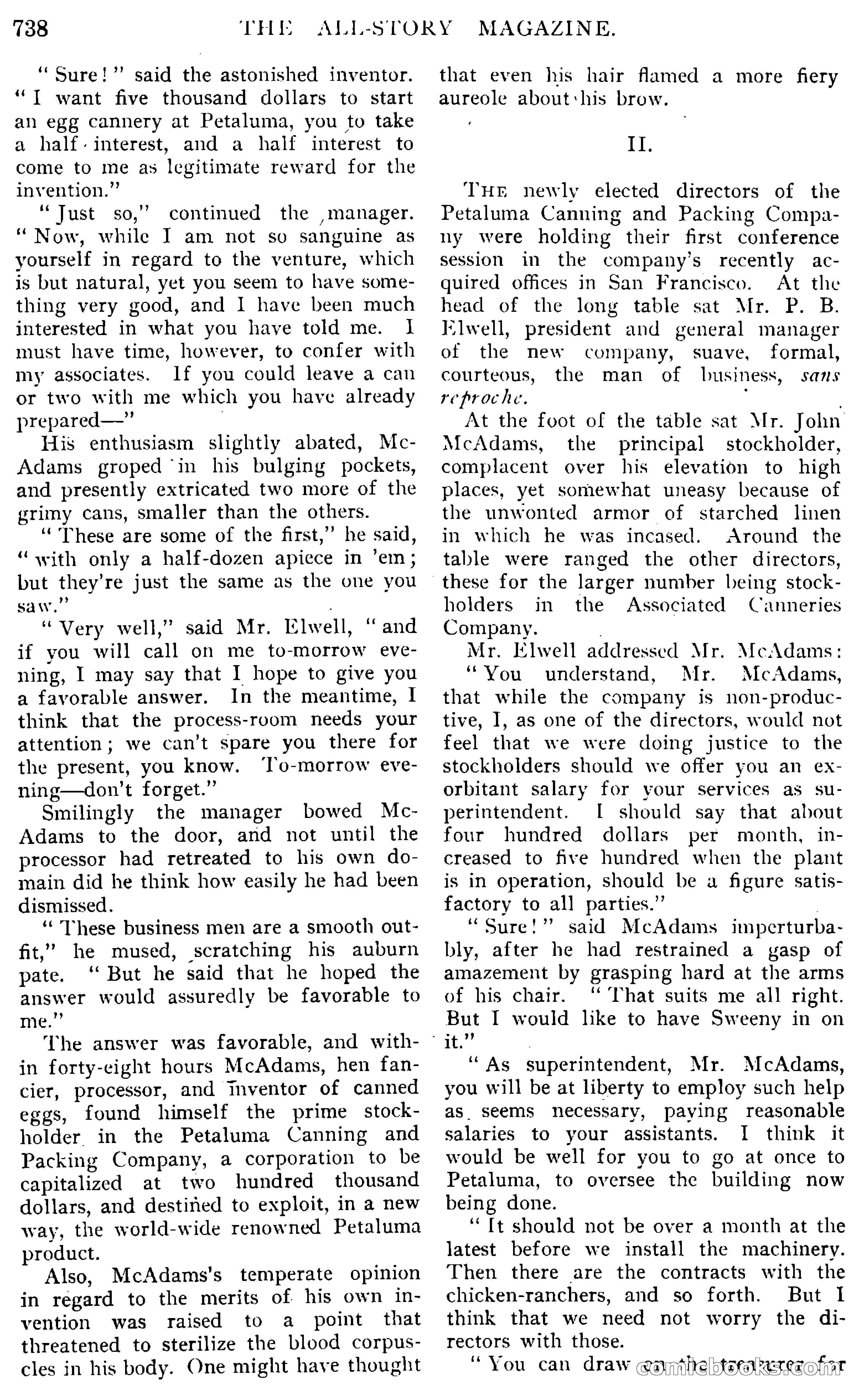 The All-Story, August 1909 — page 172 of 210