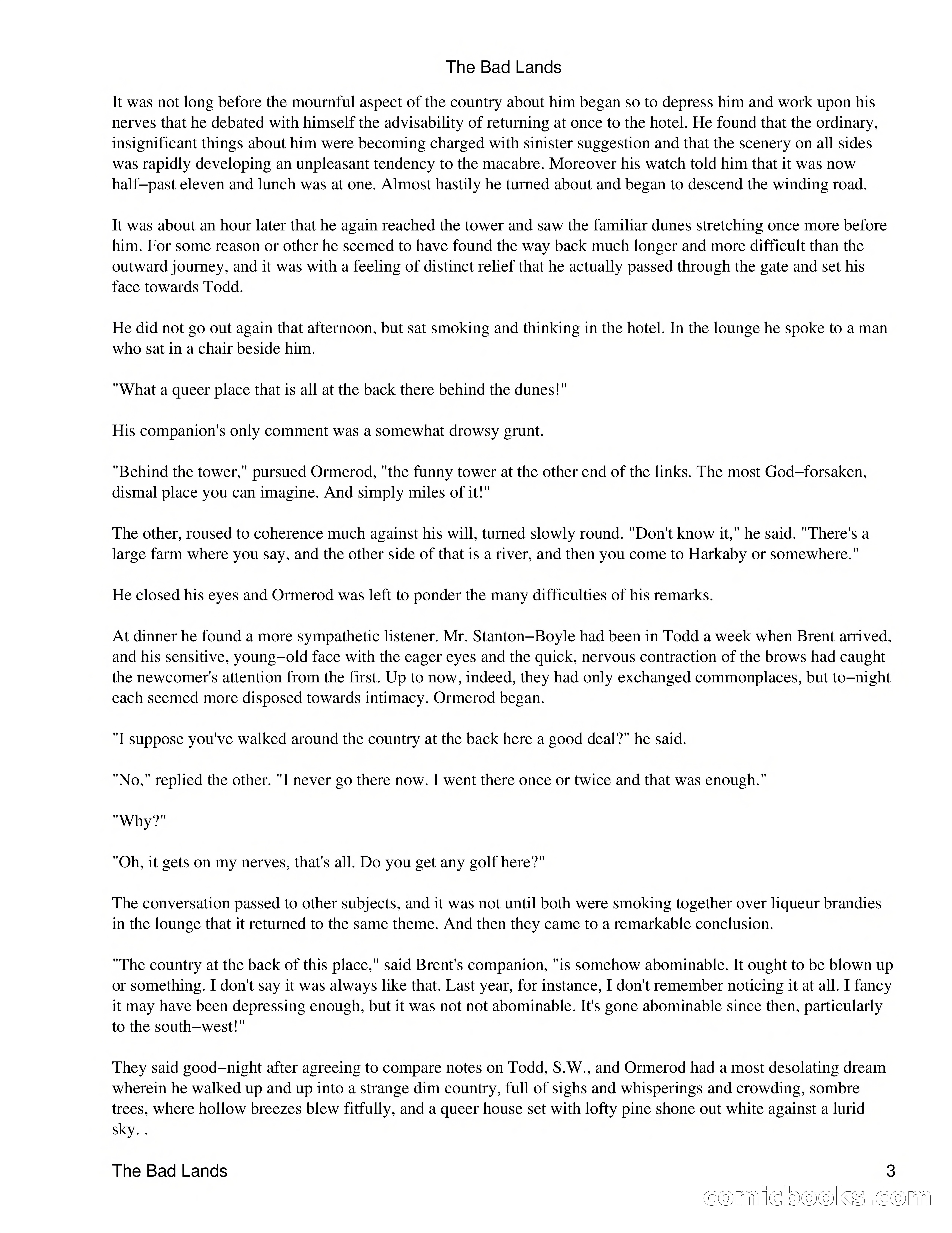 The Bad Lands — page 5 of 9