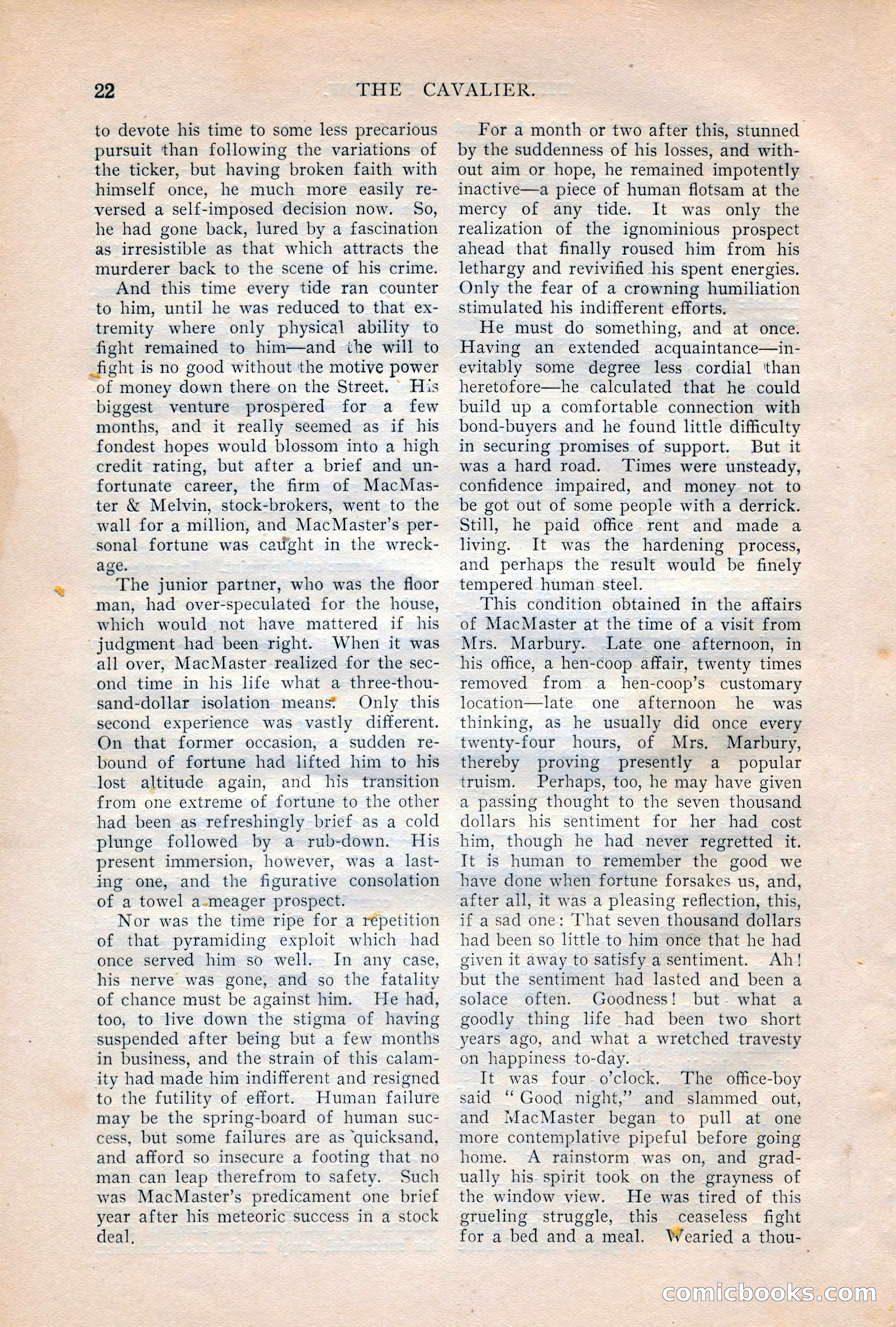 The Cavalier, October 1908 — page 24 of 201