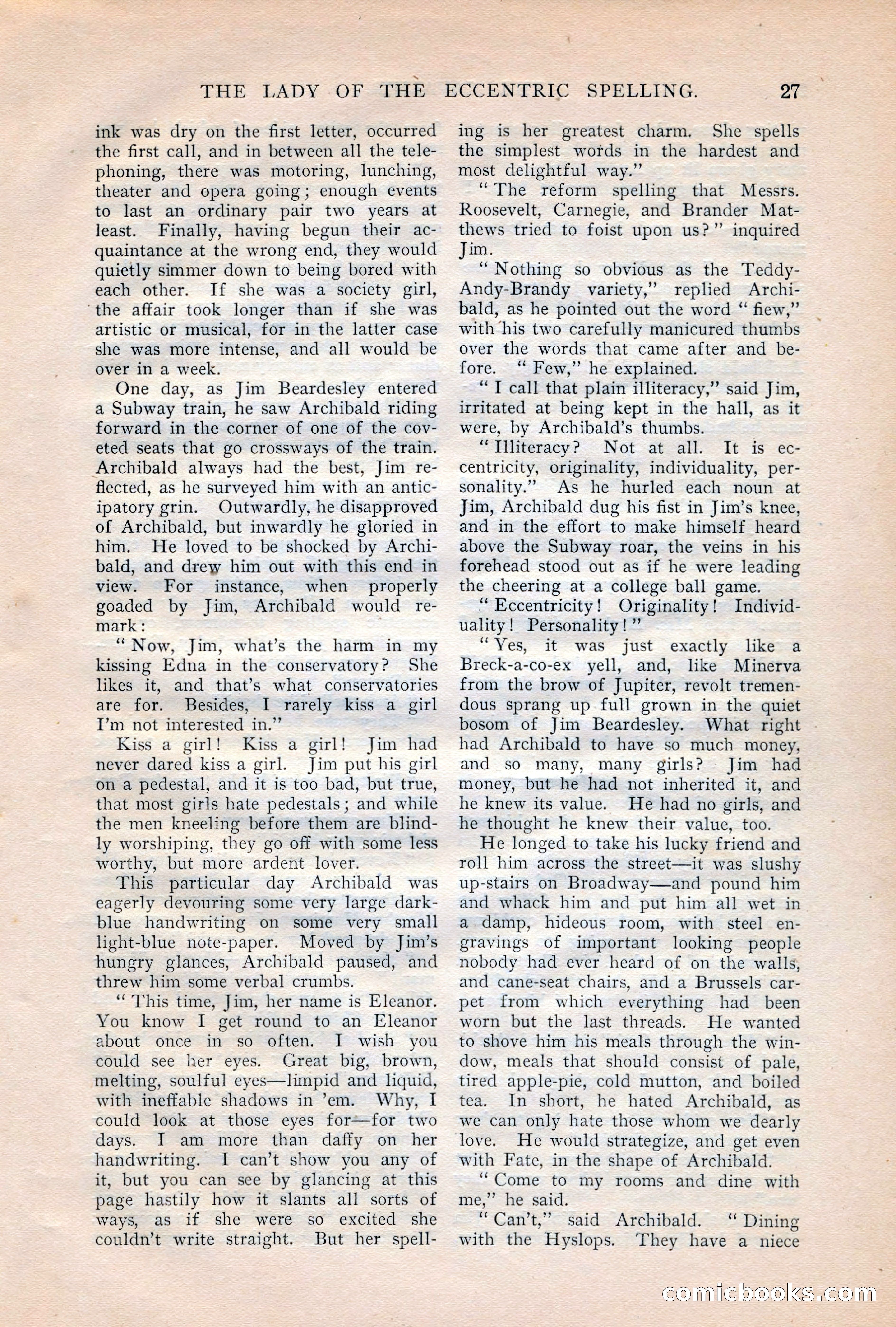 The Cavalier, October 1908 — page 29 of 201