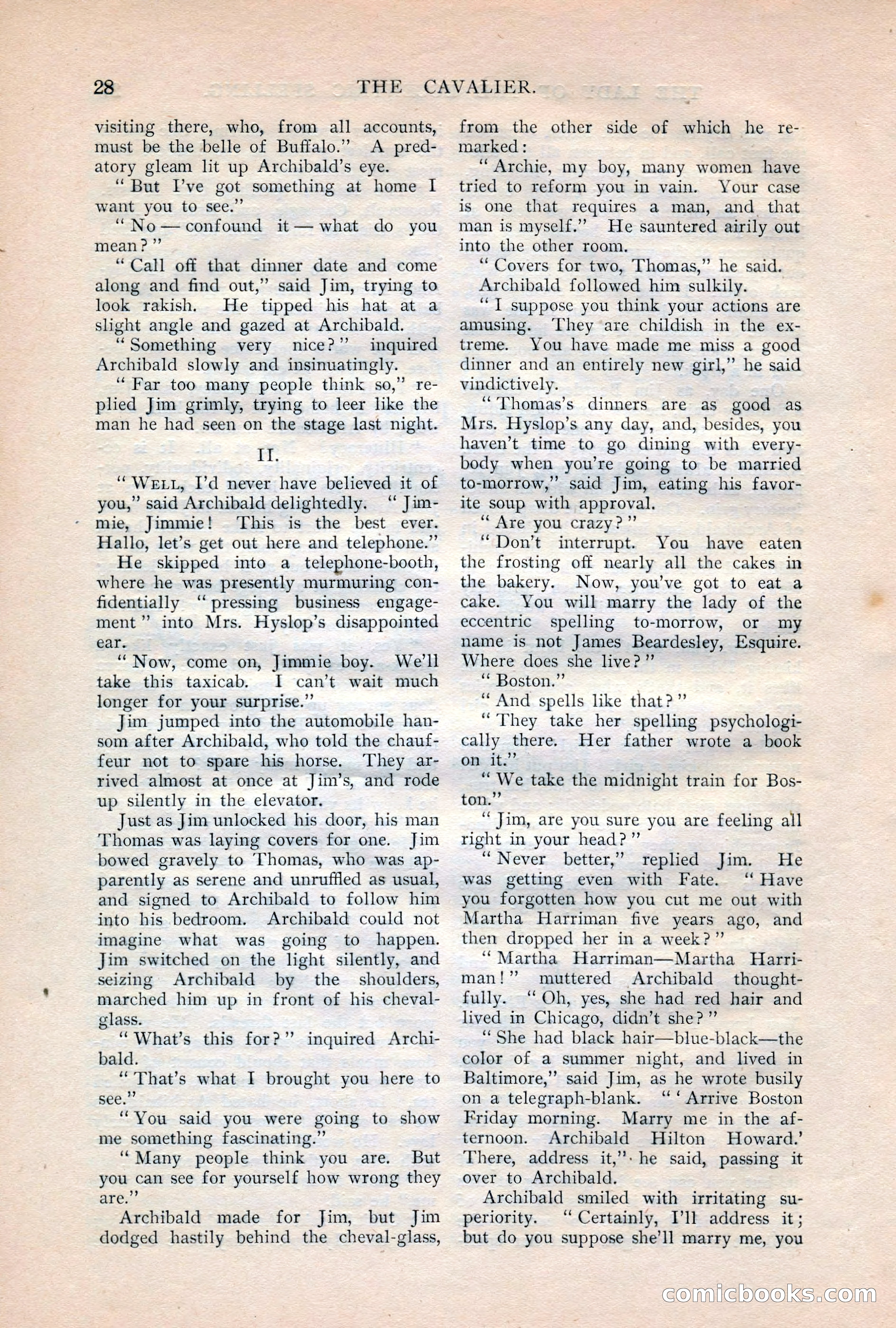 The Cavalier, October 1908 — page 30 of 201