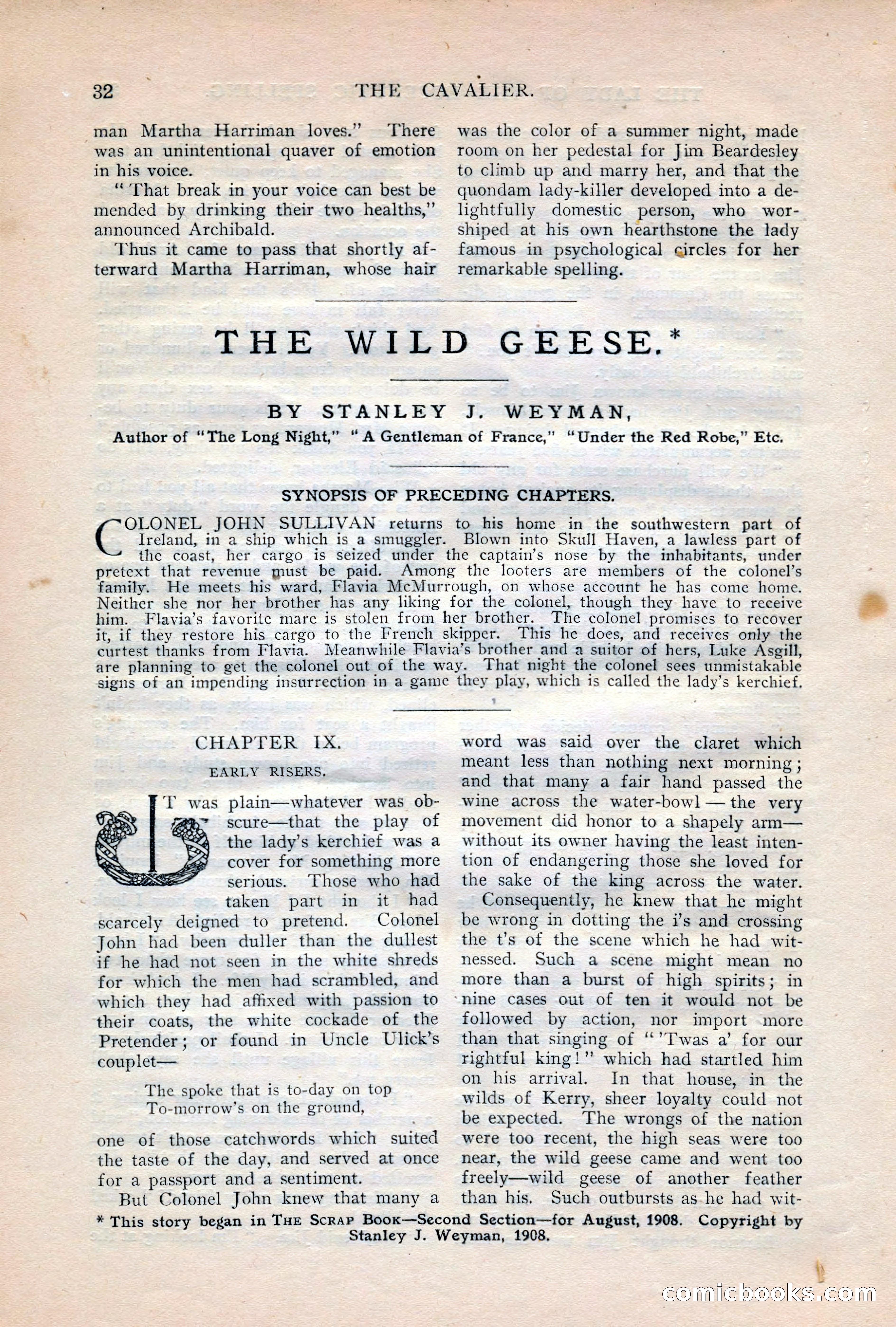 The Cavalier, October 1908 — page 34 of 201