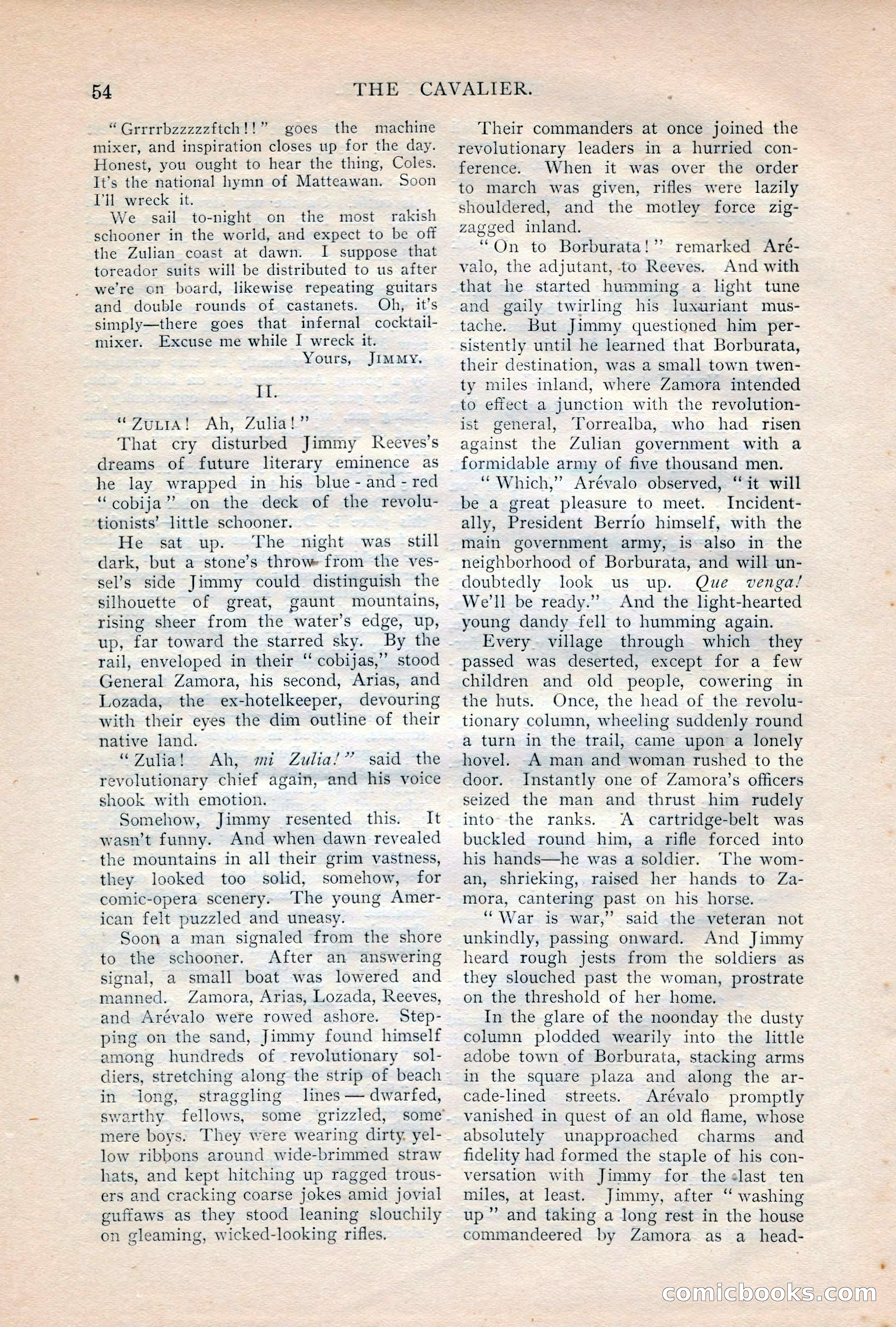 The Cavalier, October 1908 — page 56 of 201