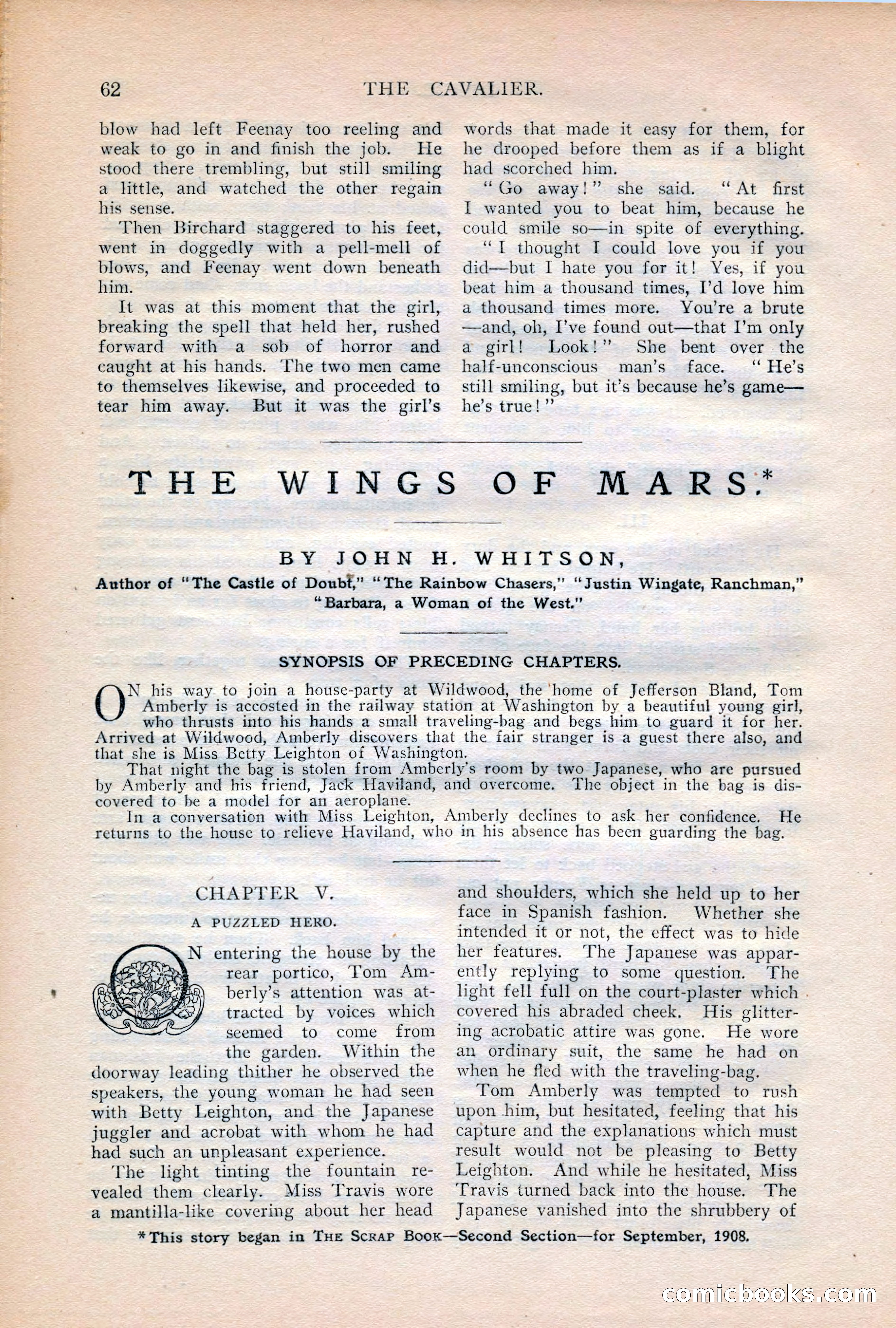 The Cavalier, October 1908 — page 64 of 201