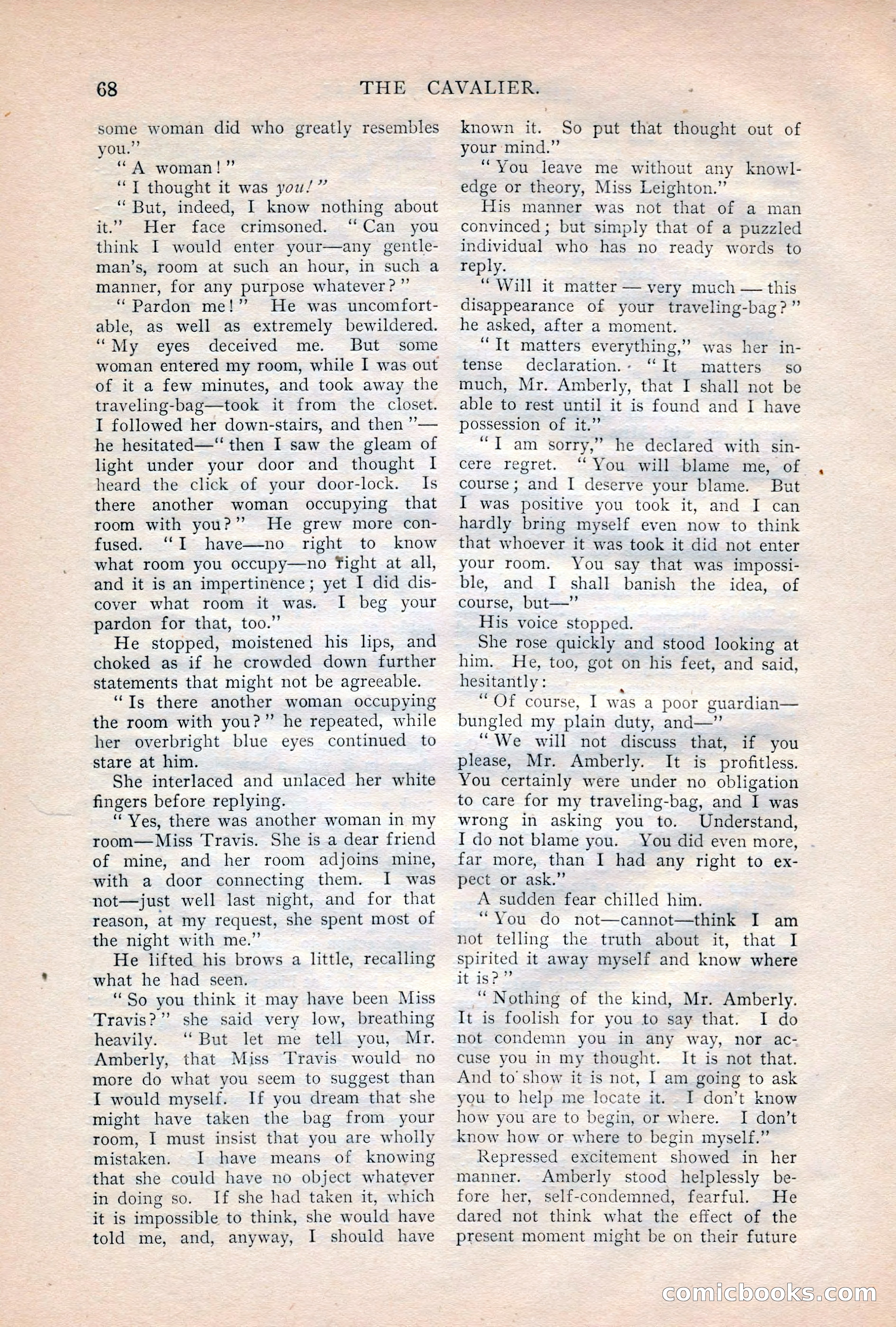 The Cavalier, October 1908 — page 70 of 201