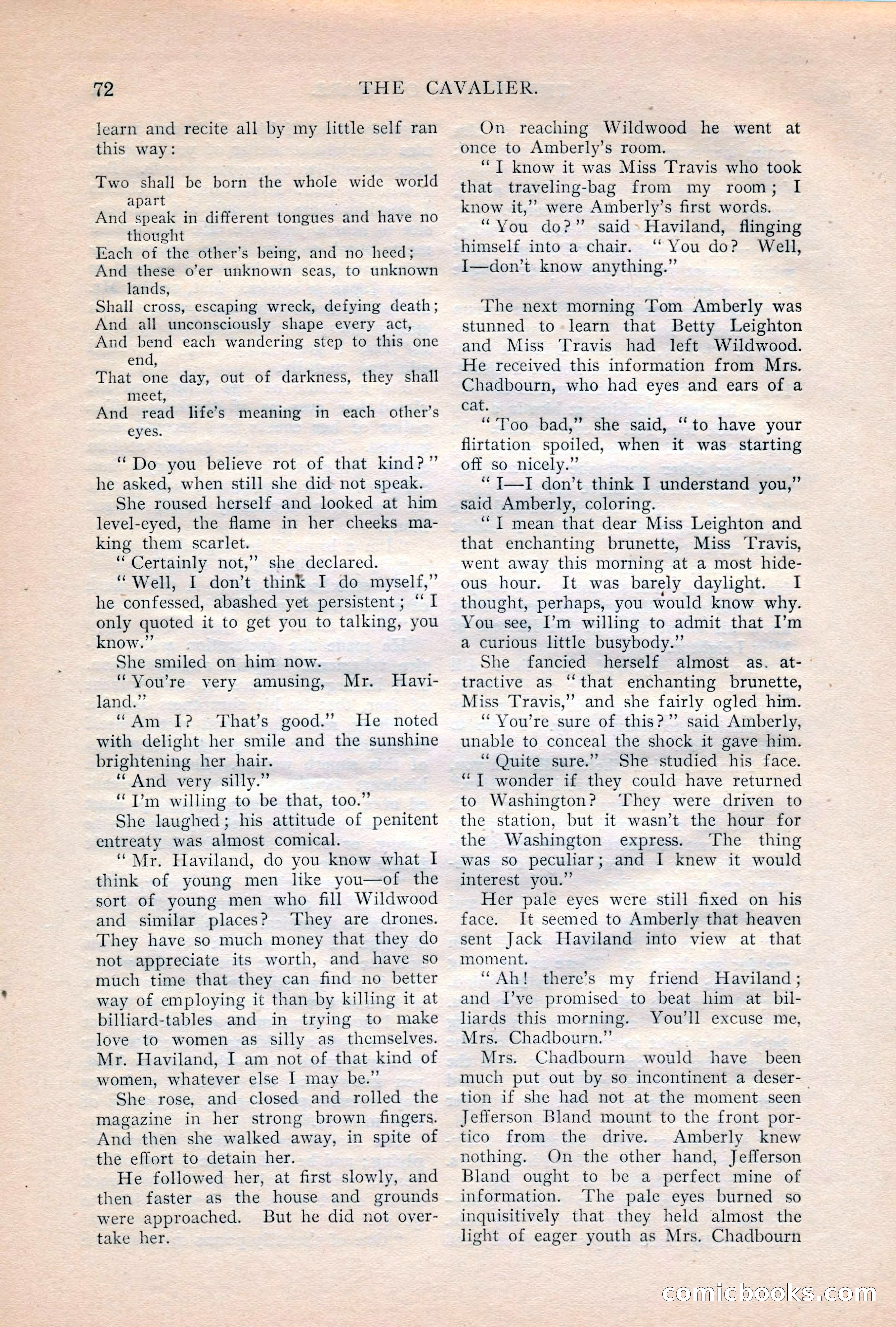 The Cavalier, October 1908 — page 74 of 201