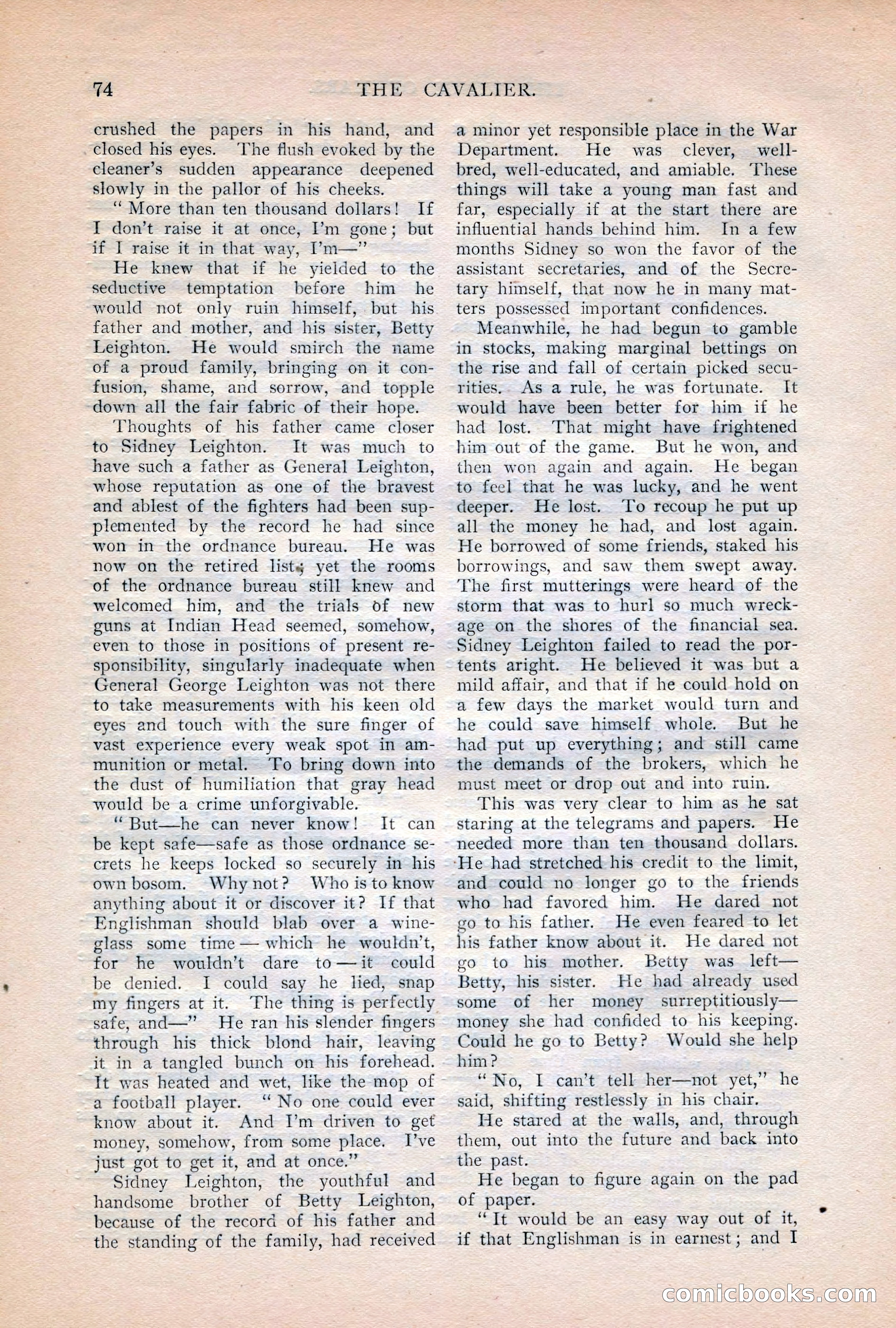 The Cavalier, October 1908 — page 76 of 201