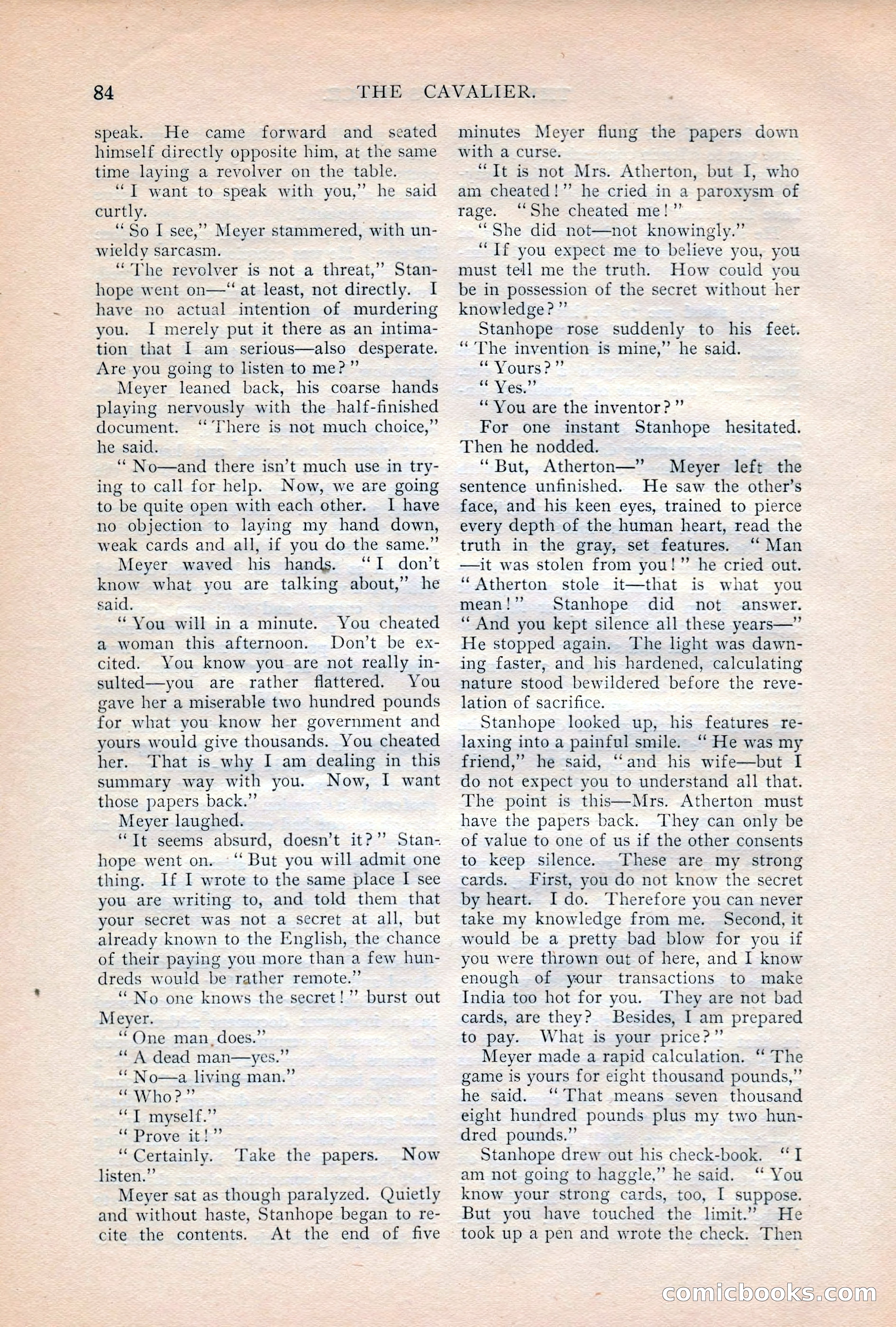 The Cavalier, October 1908 — page 86 of 201