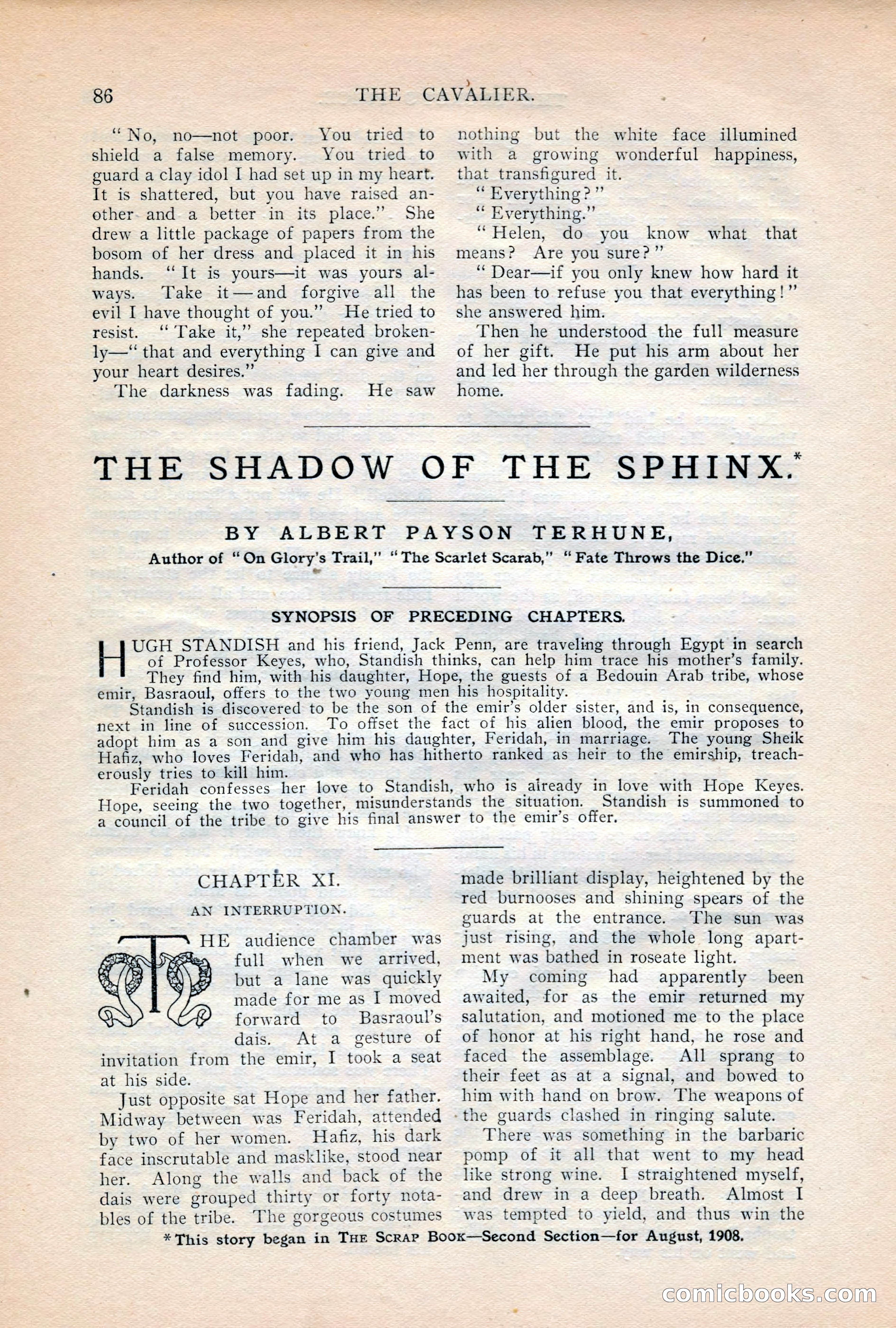 The Cavalier, October 1908 — page 88 of 201