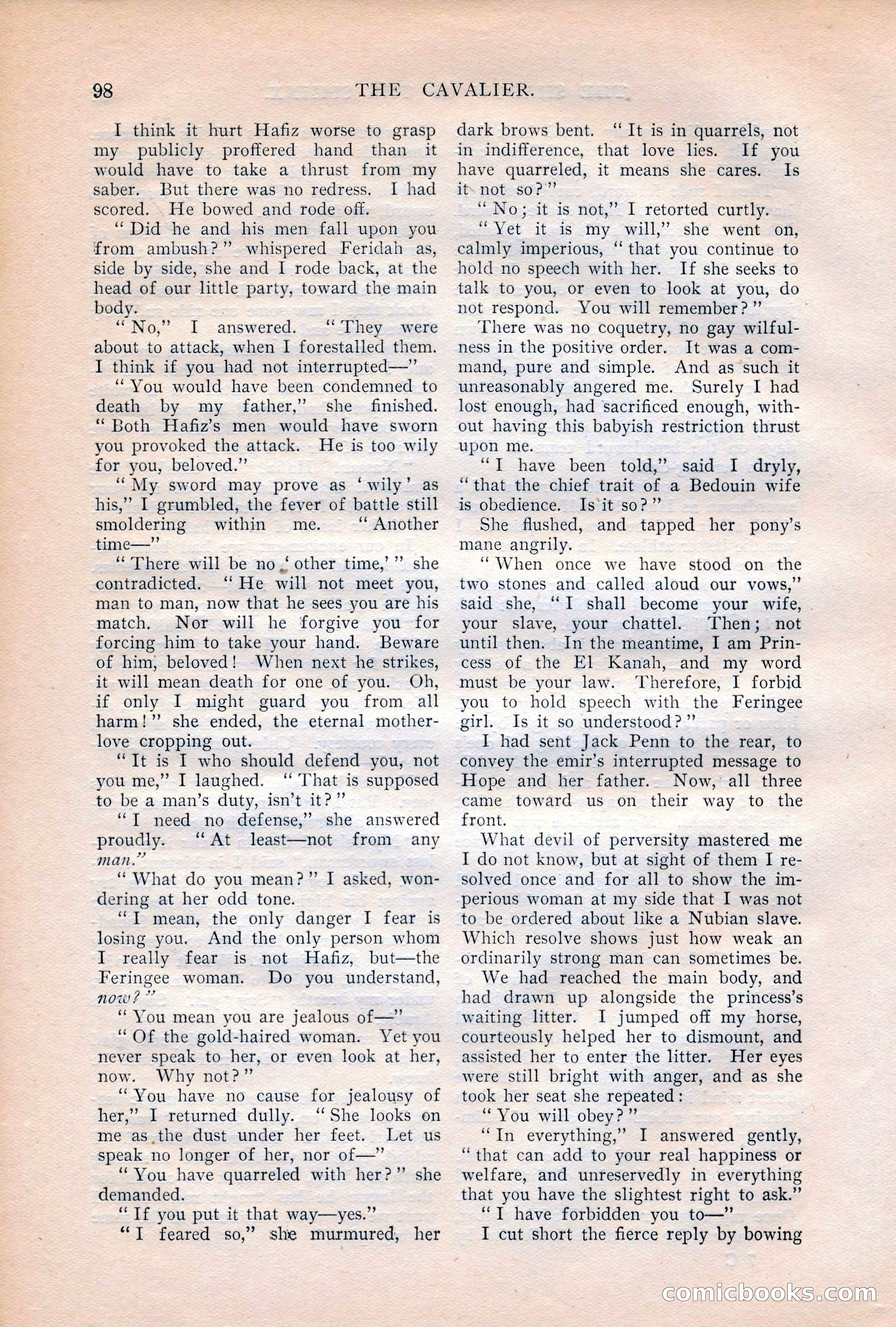 The Cavalier, October 1908 — page 100 of 201