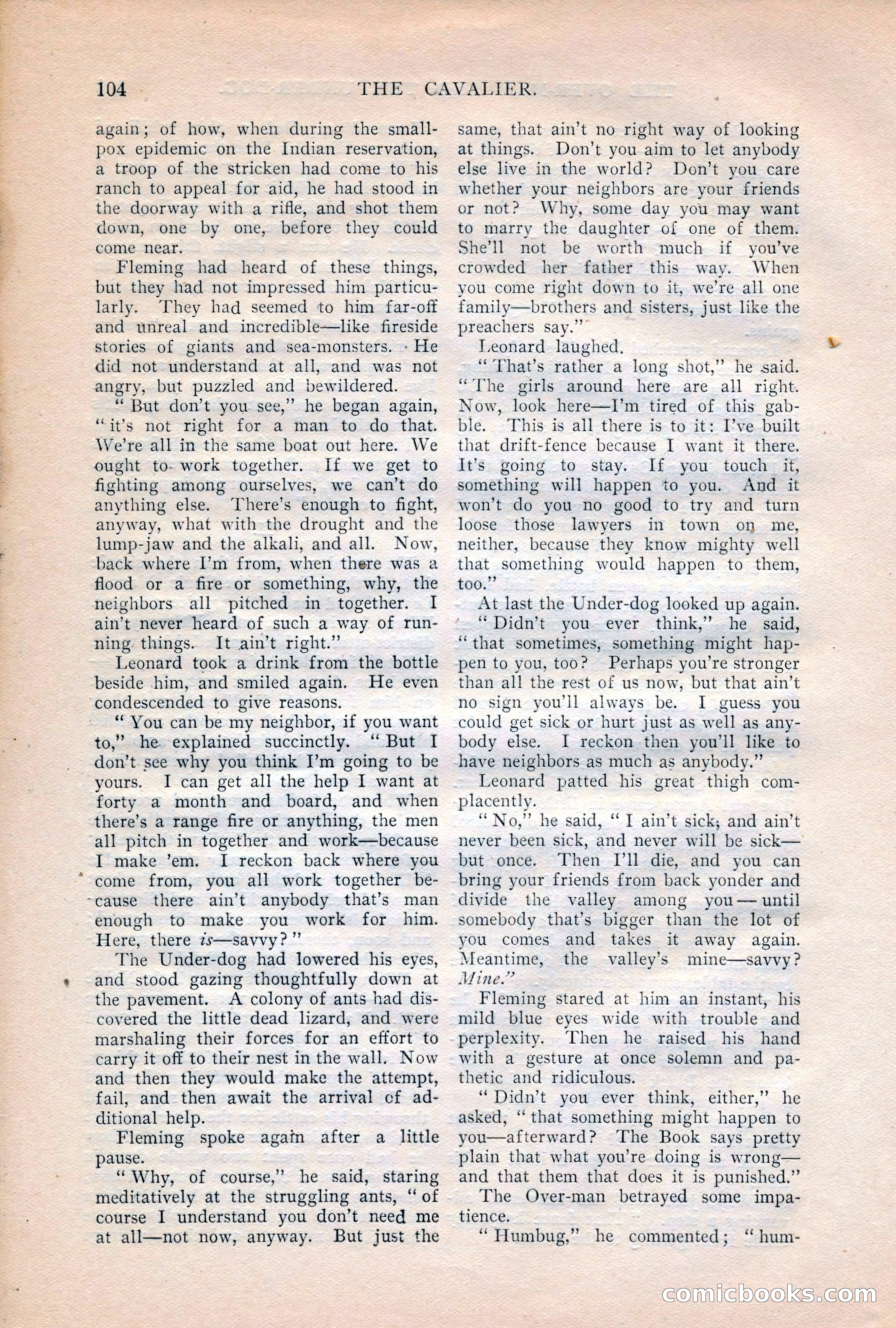 The Cavalier, October 1908 — page 106 of 201