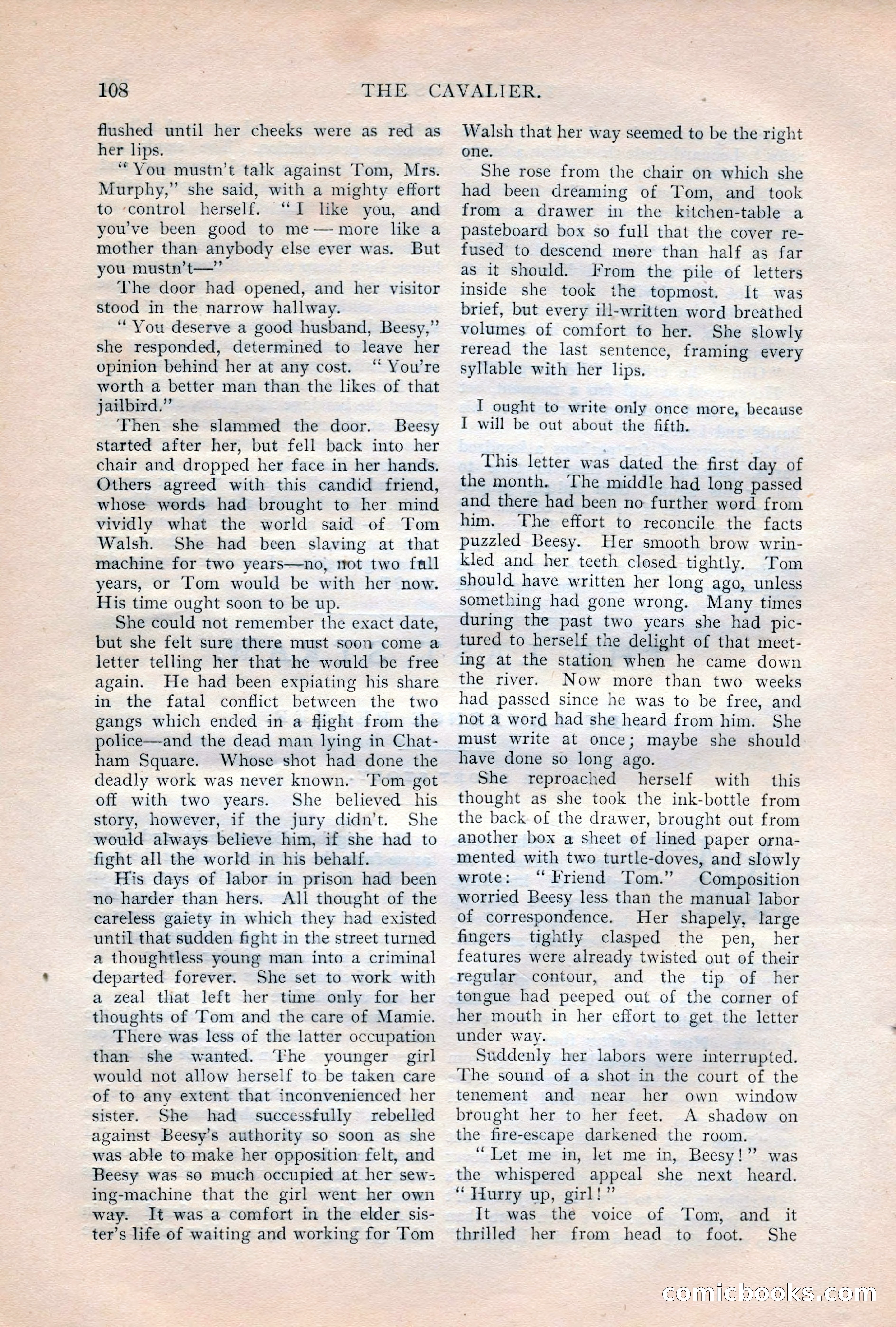 The Cavalier, October 1908 — page 110 of 201