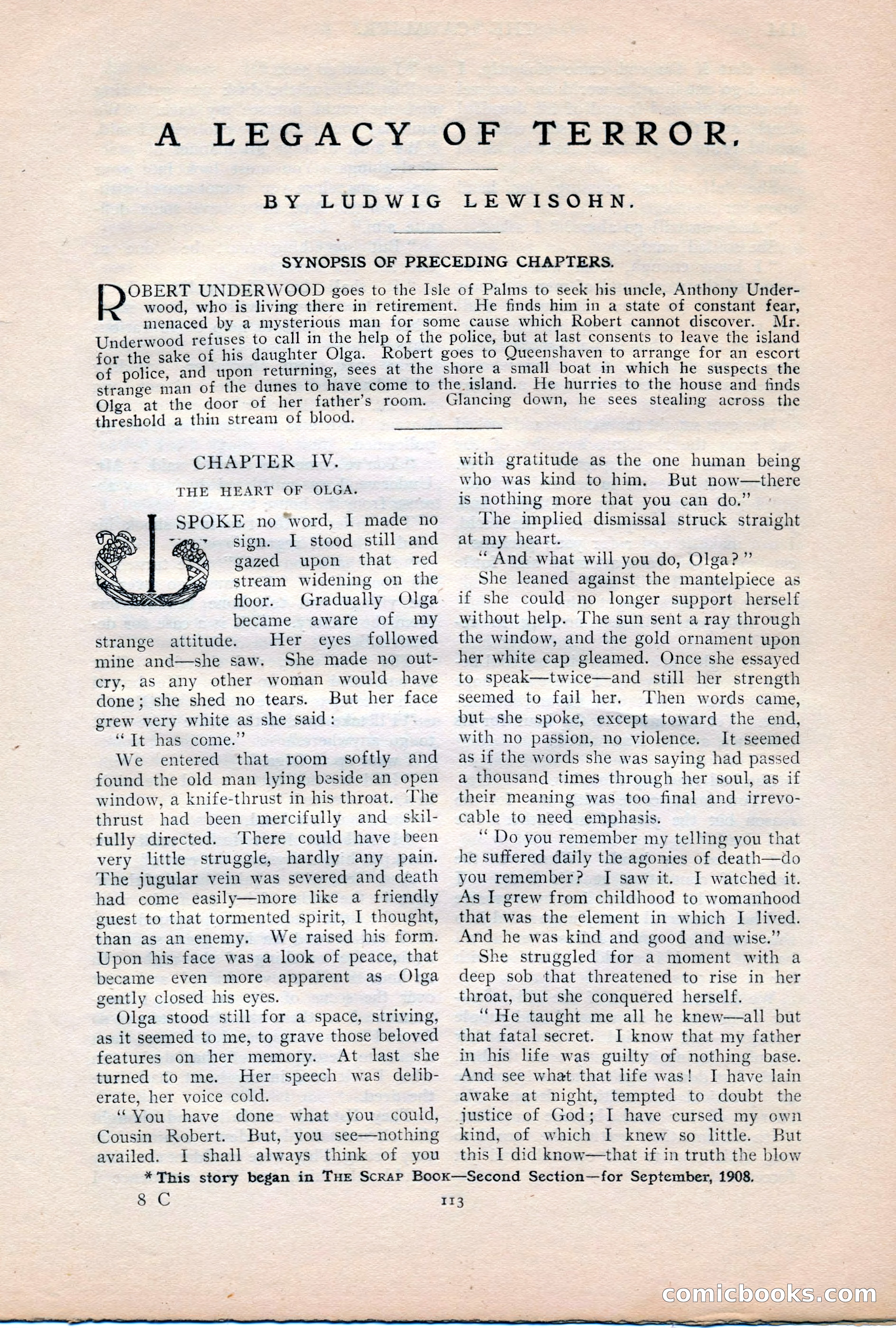 The Cavalier, October 1908 — page 115 of 201