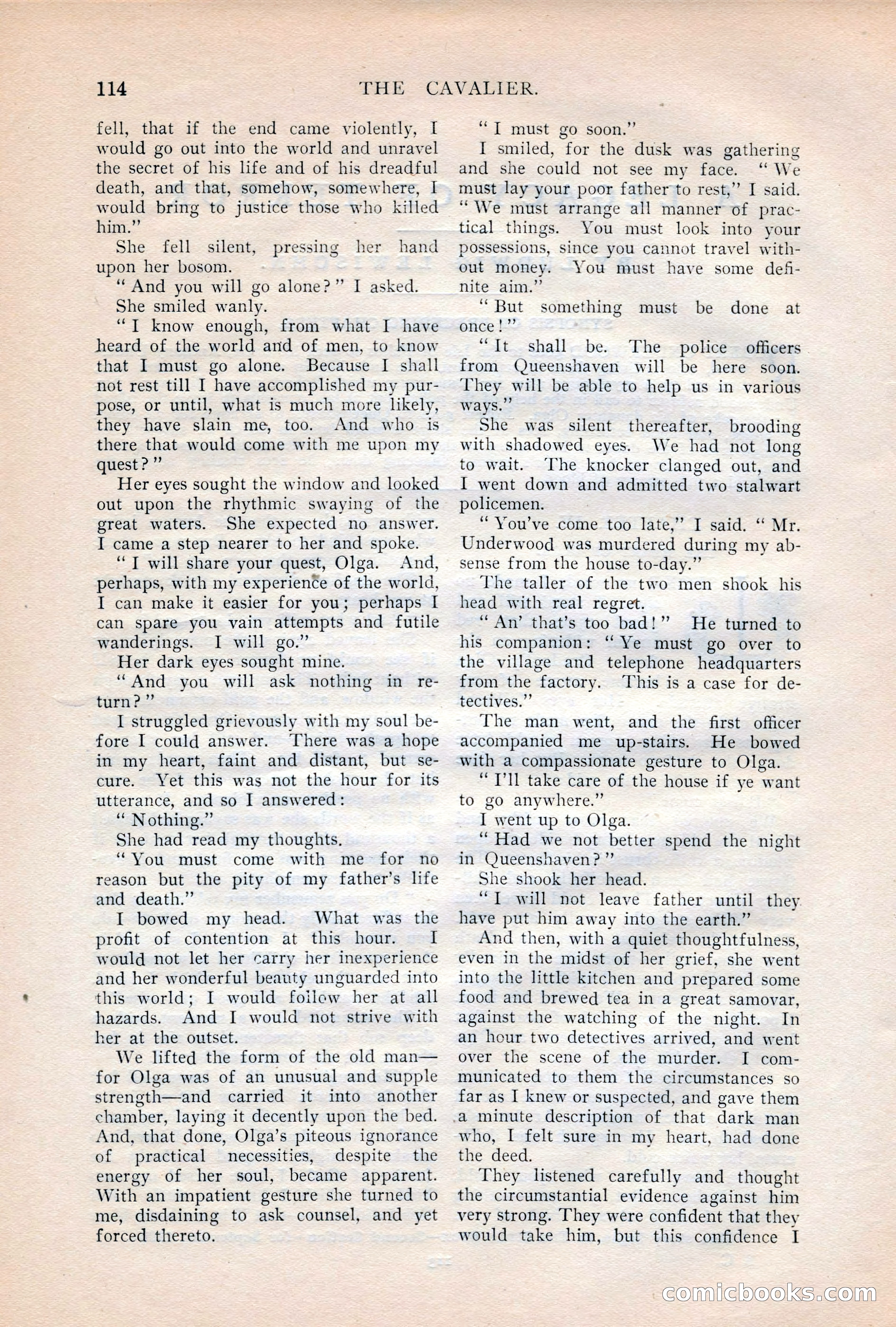 The Cavalier, October 1908 — page 116 of 201