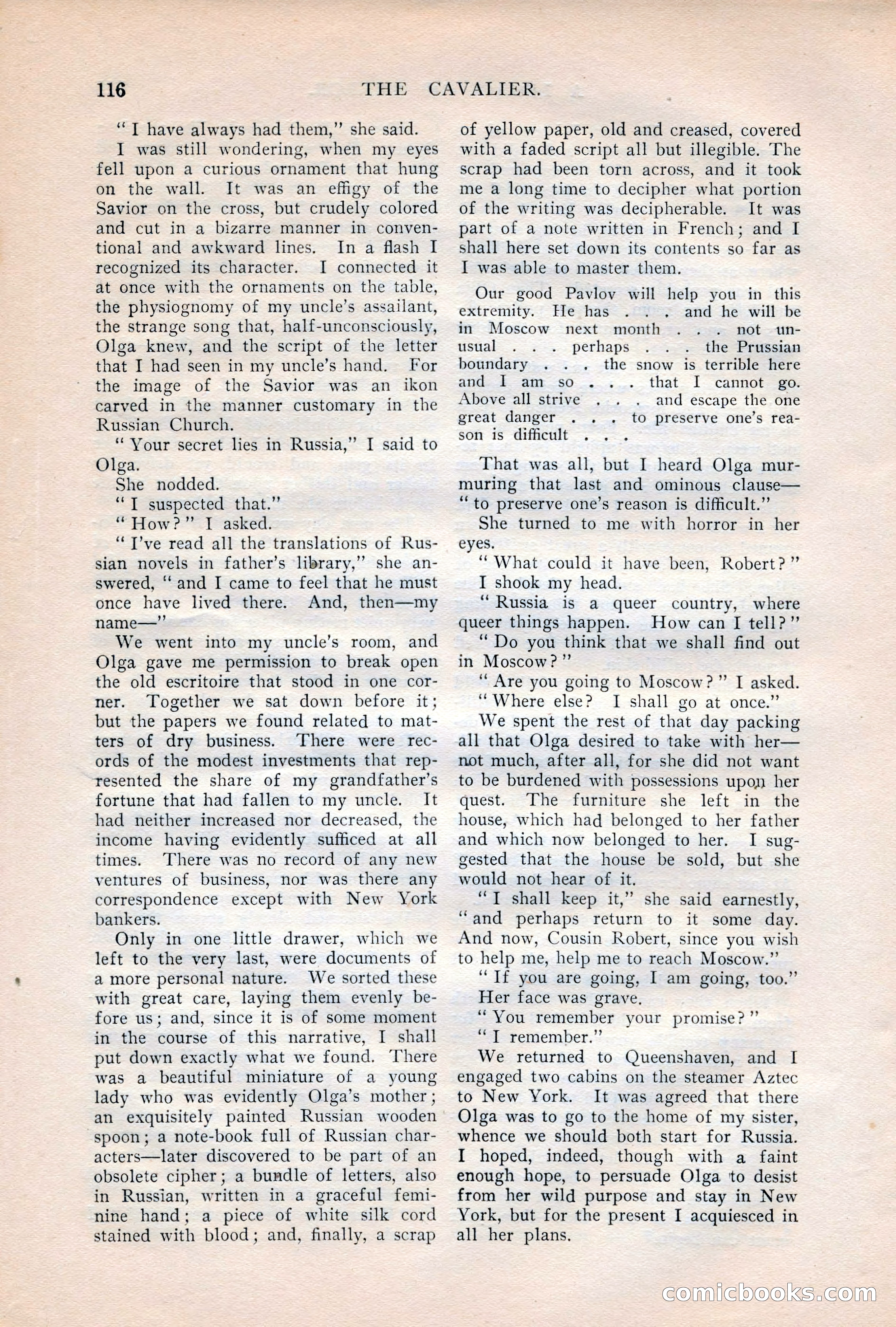 The Cavalier, October 1908 — page 118 of 201