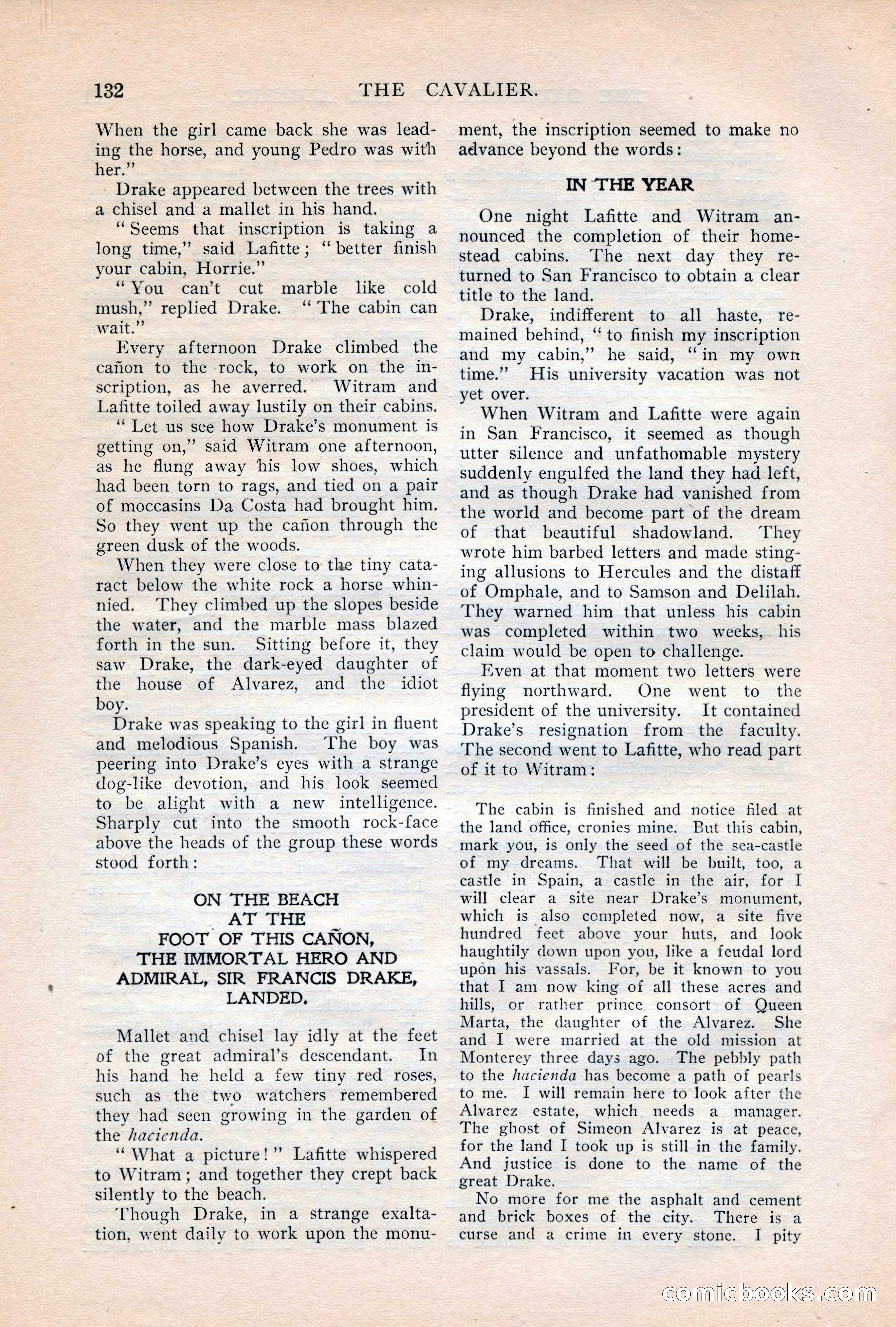 The Cavalier, October 1908 — page 134 of 201