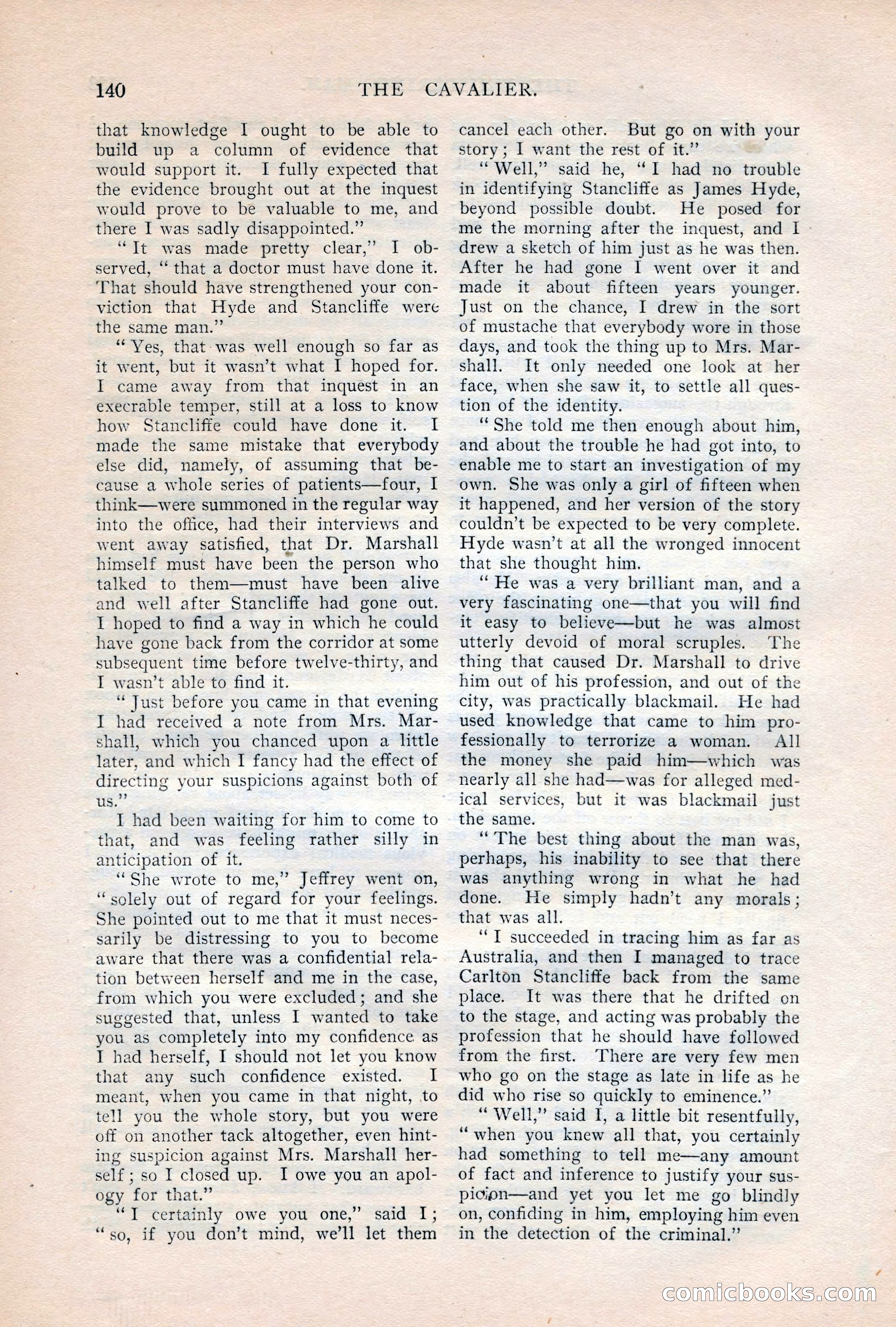 The Cavalier, October 1908 — page 142 of 201