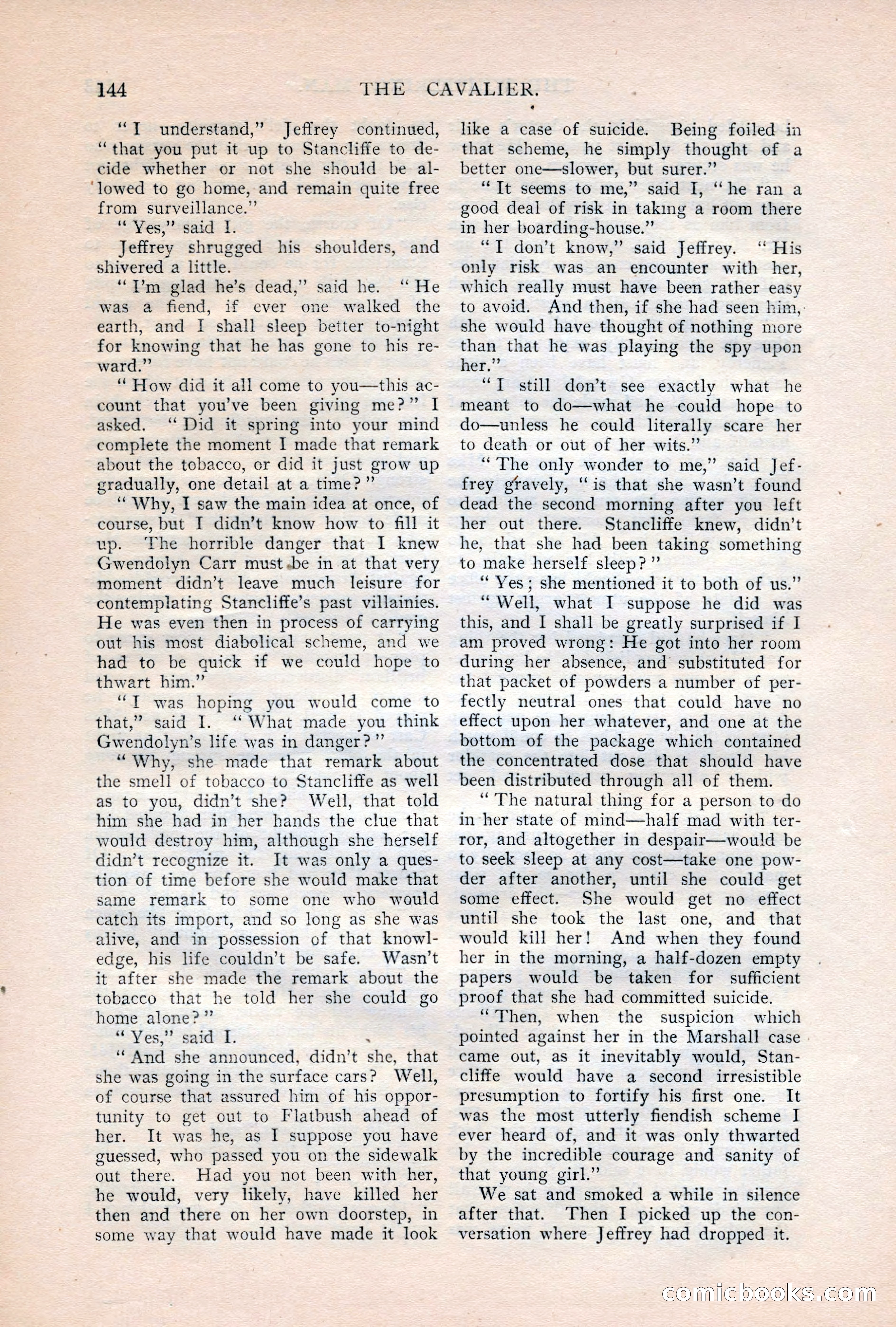 The Cavalier, October 1908 — page 146 of 201