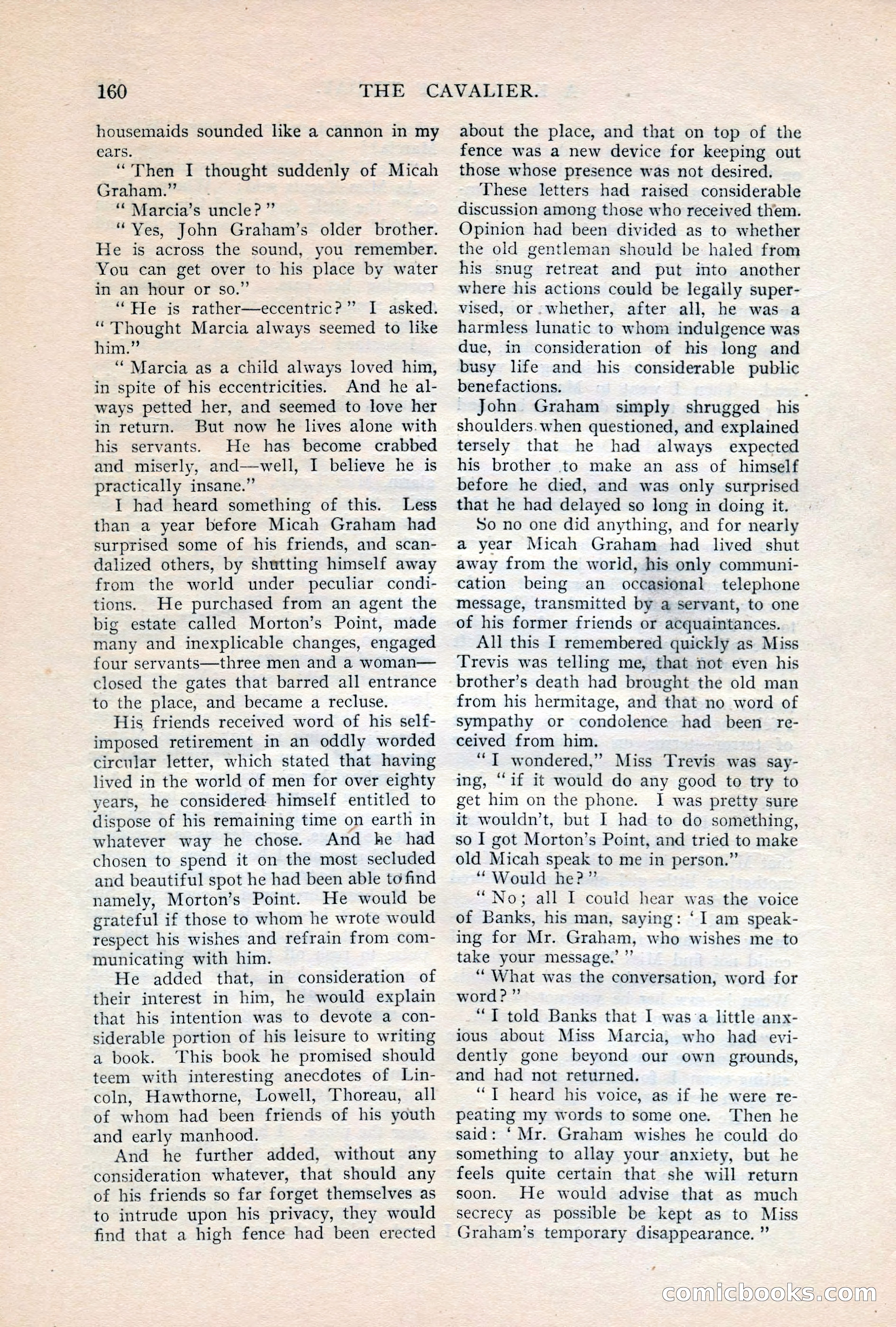 The Cavalier, October 1908 — page 162 of 201