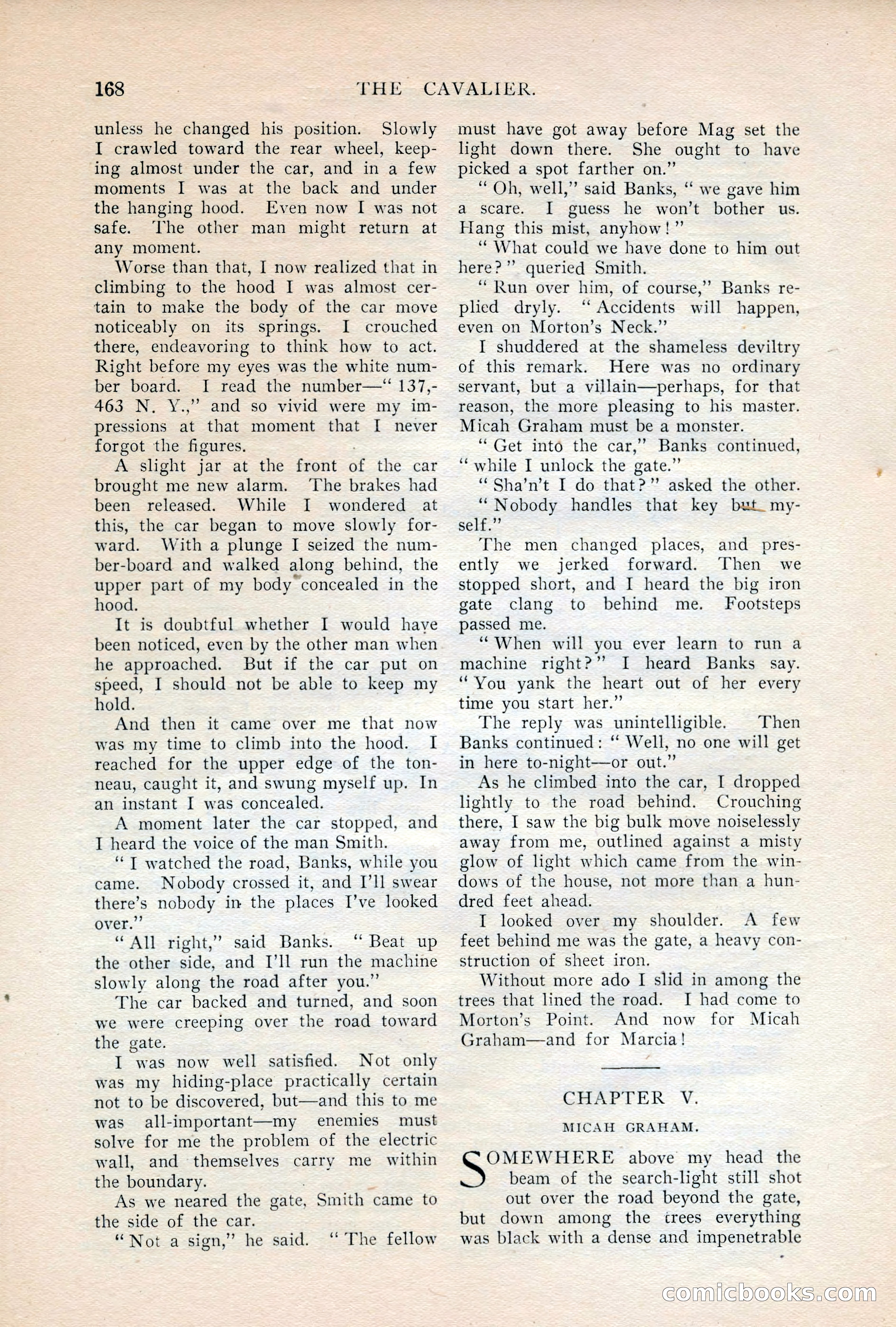 The Cavalier, October 1908 — page 170 of 201