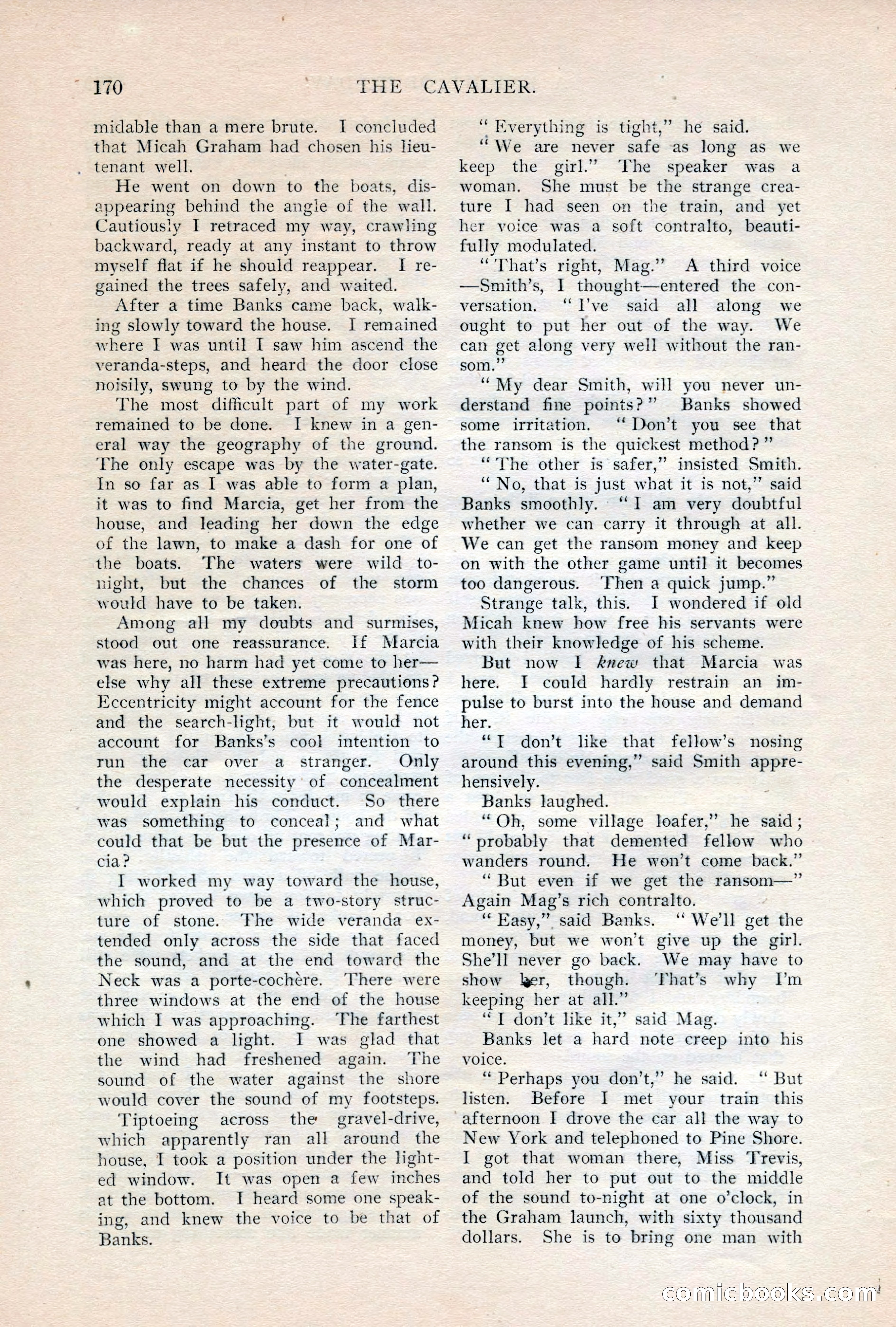 The Cavalier, October 1908 — page 172 of 201