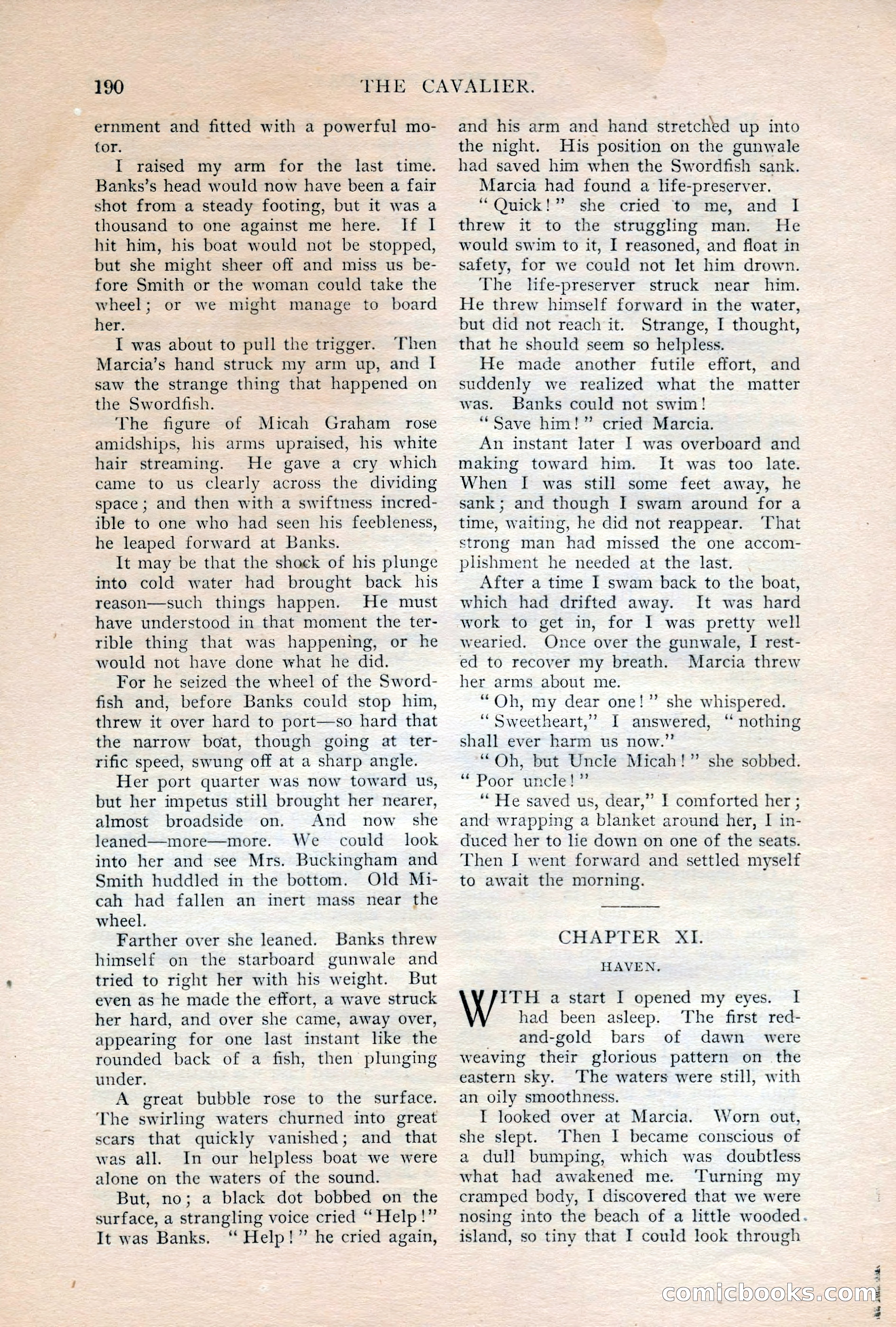 The Cavalier, October 1908 — page 192 of 201