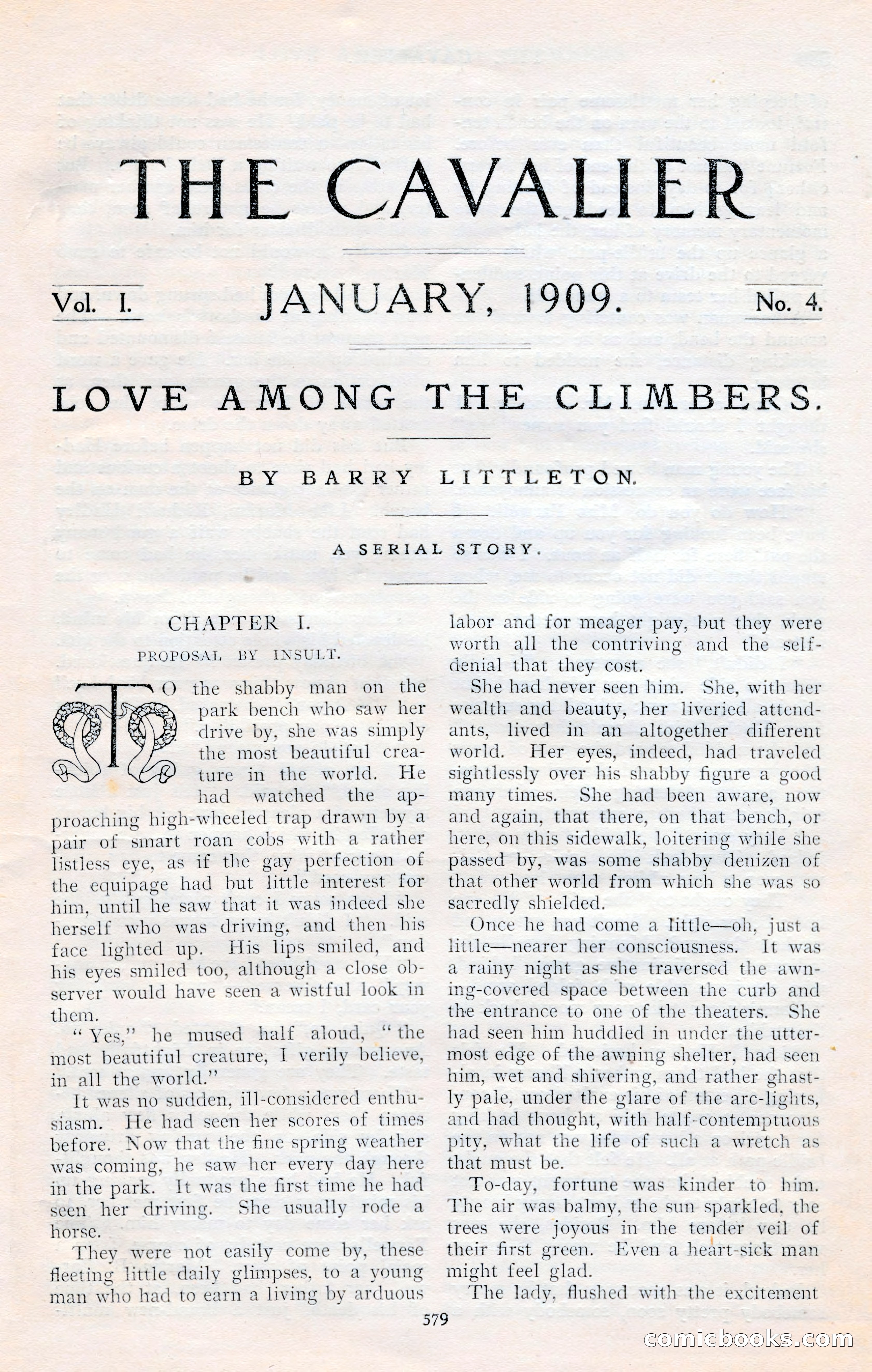 The Cavalier, January 1909 — page 5 of 197