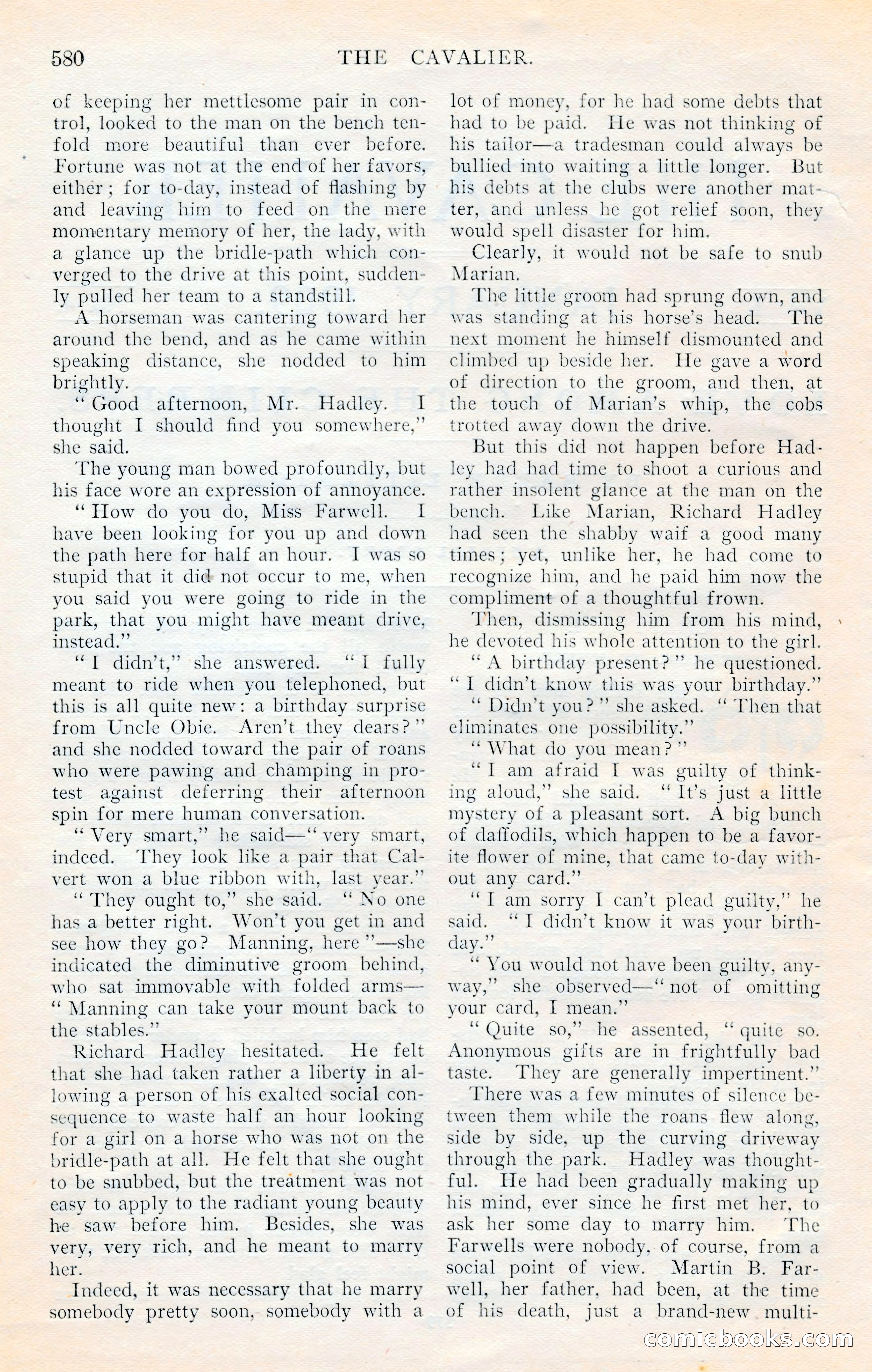 The Cavalier, January 1909 — page 6 of 197