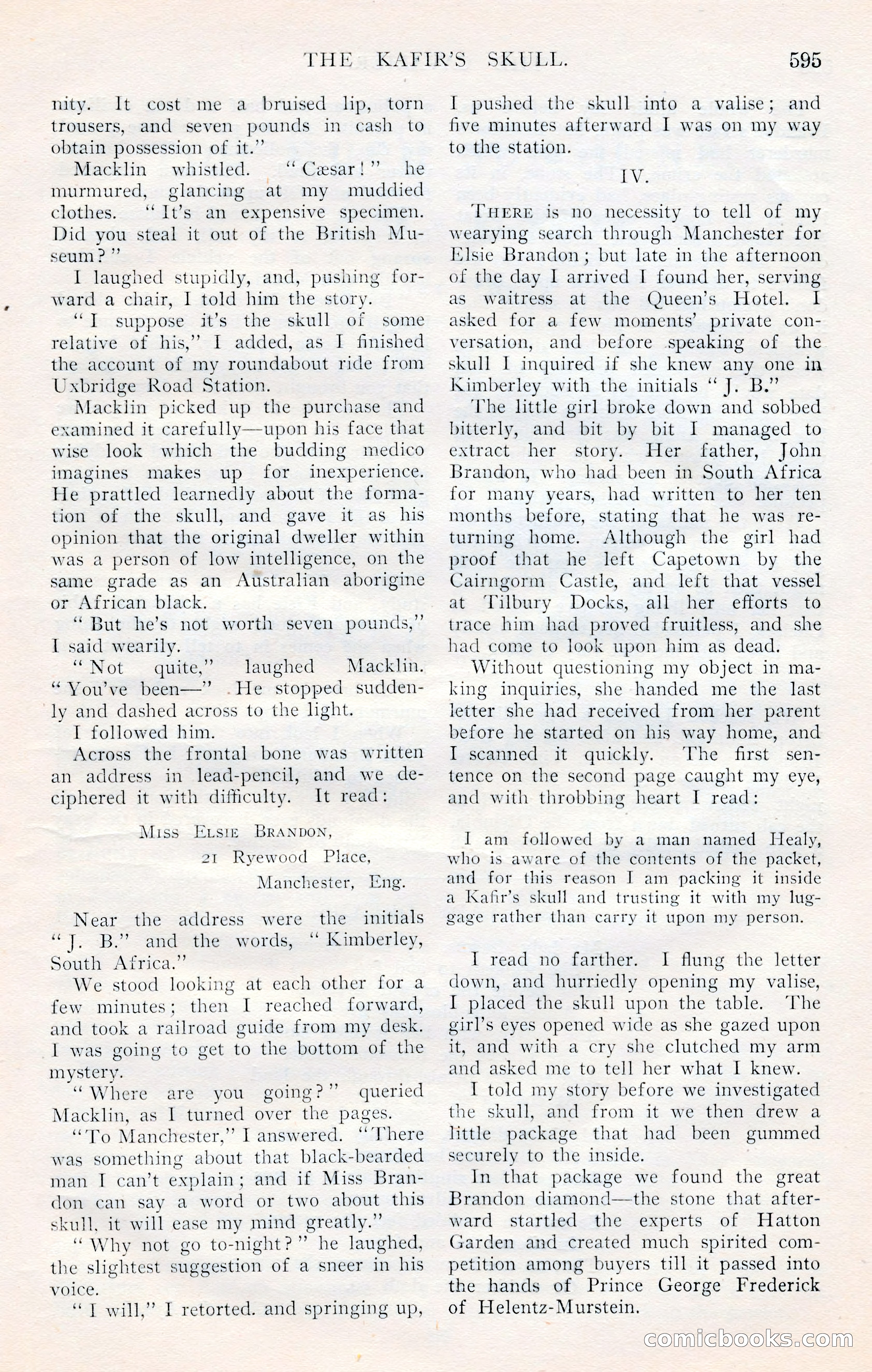 The Cavalier, January 1909 — page 21 of 197