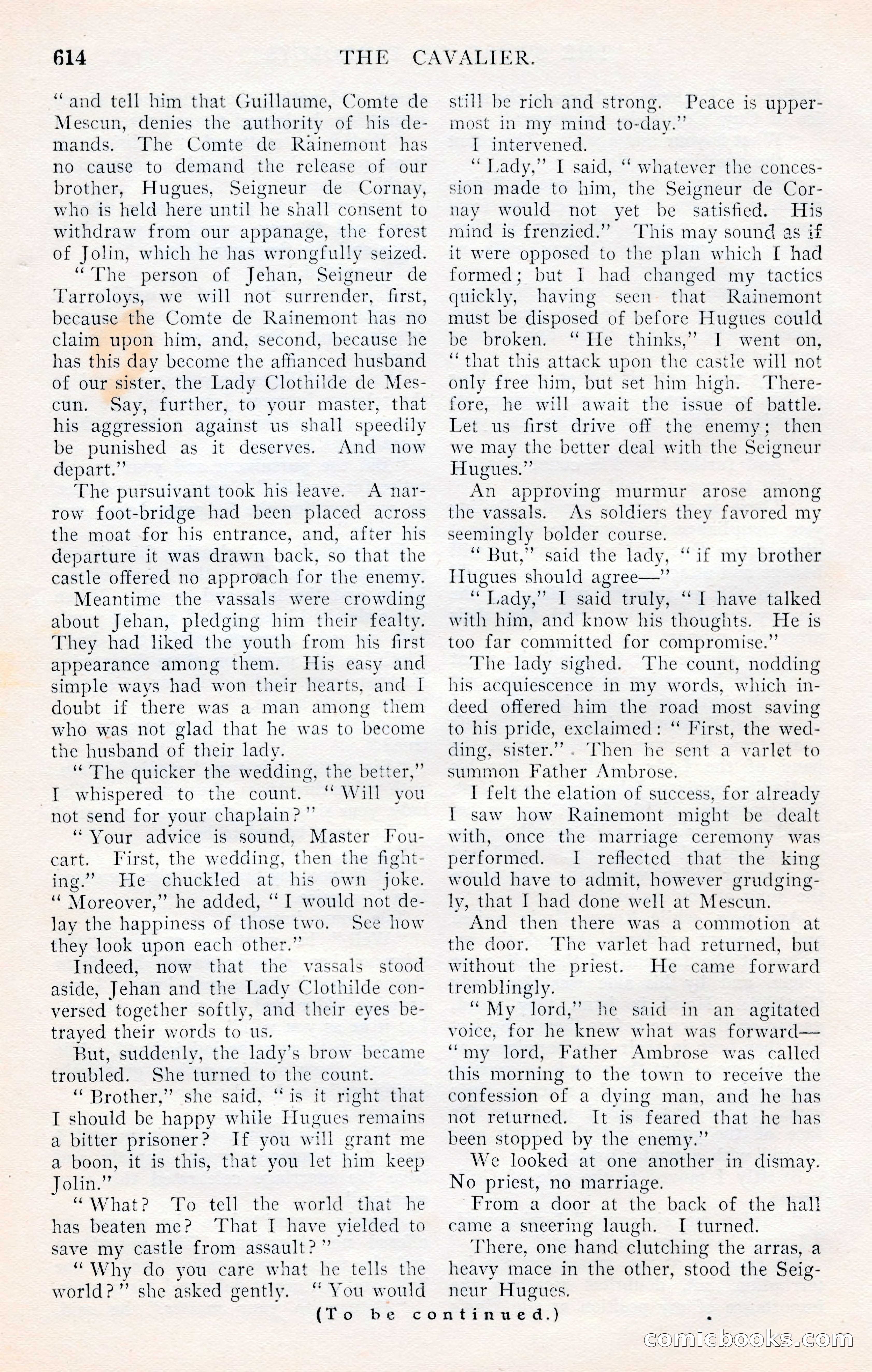 The Cavalier, January 1909 — page 40 of 197